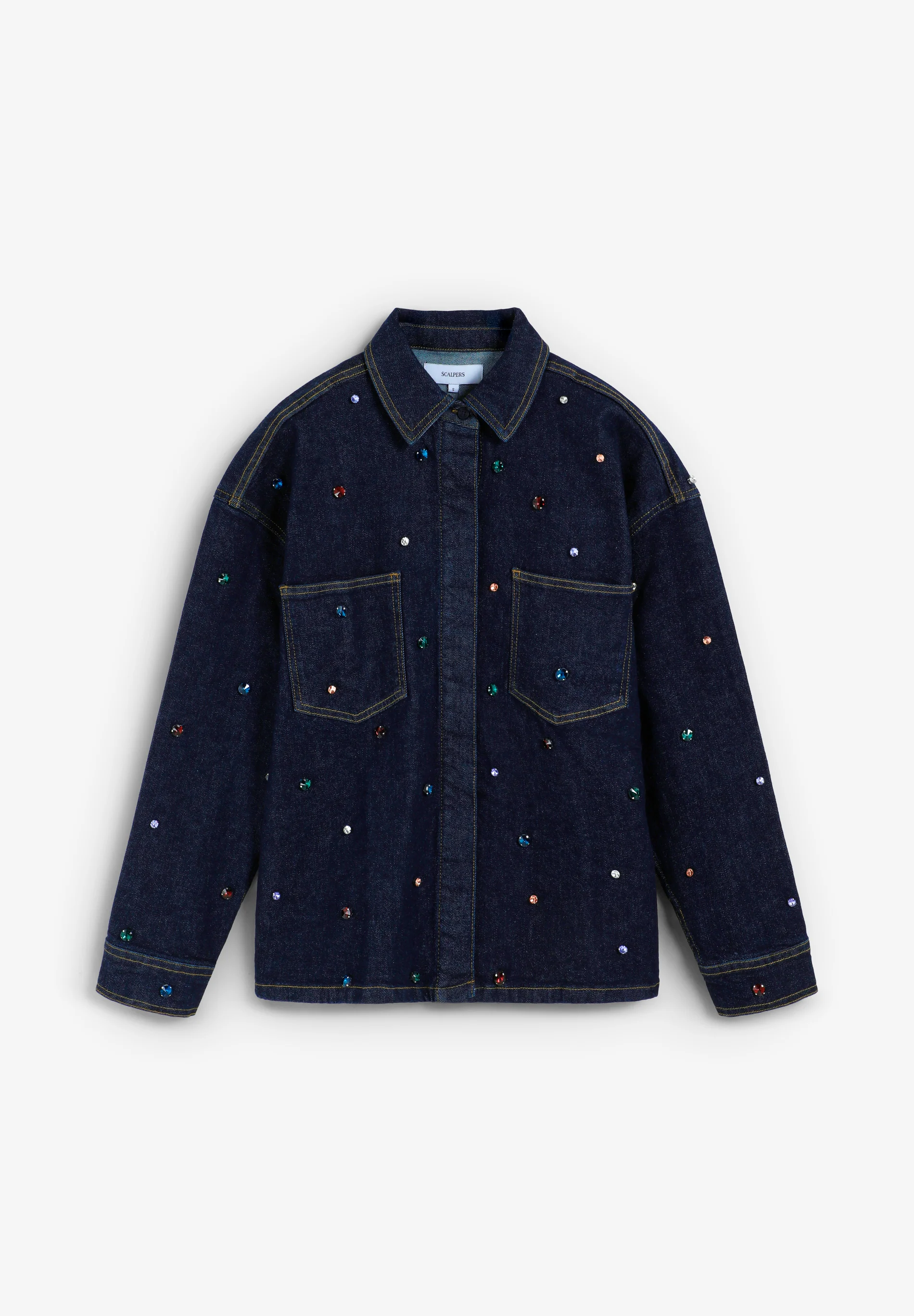 CHAQUETA DENIM CON ABALORIOS - Image 5