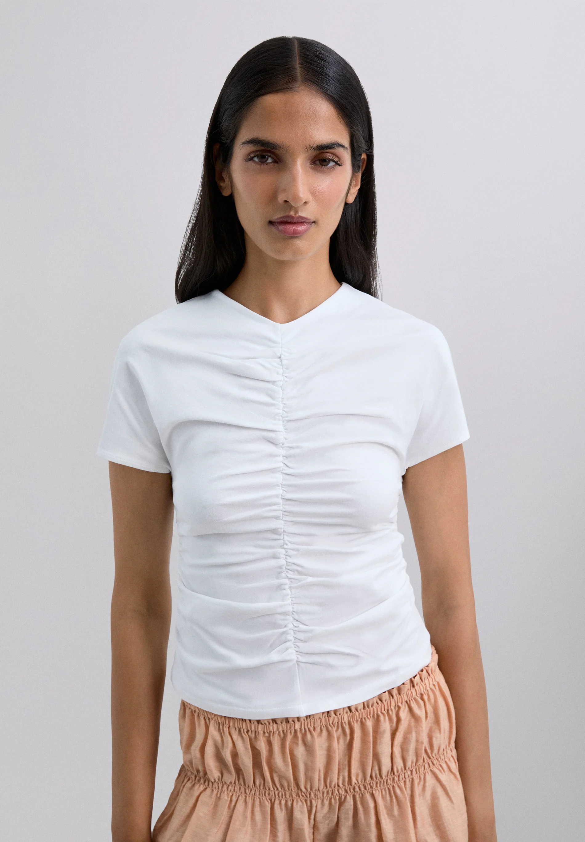 CAMISETA DETALLE FRUNCE - Image 2