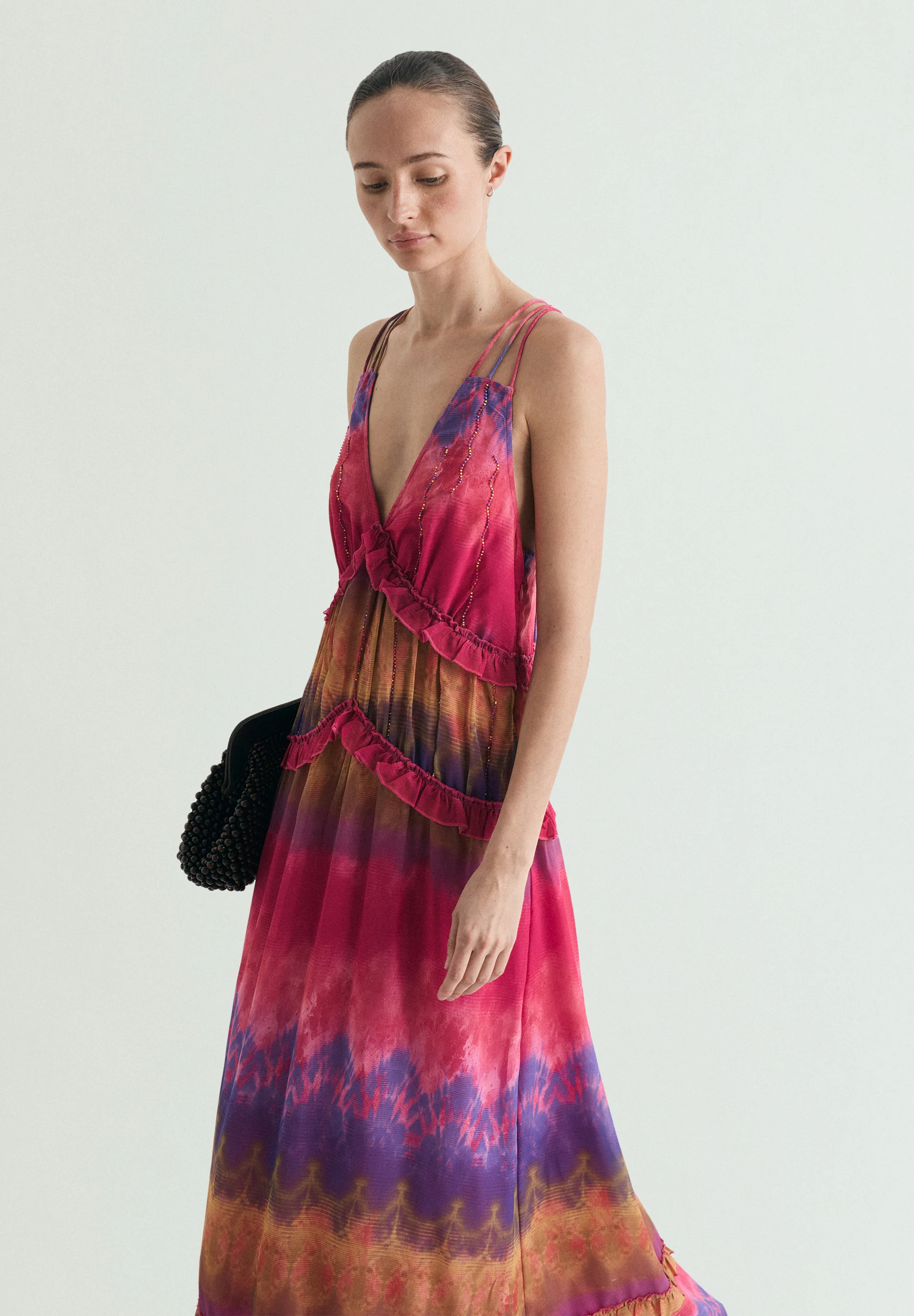 VESTIDO TIE DYE ABALORIOS - Image 3