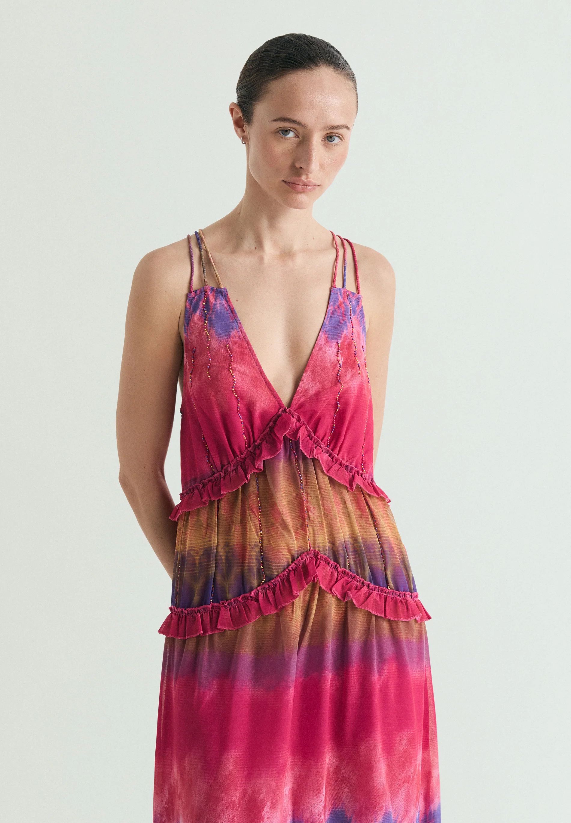 VESTIDO TIE DYE ABALORIOS - Image 4