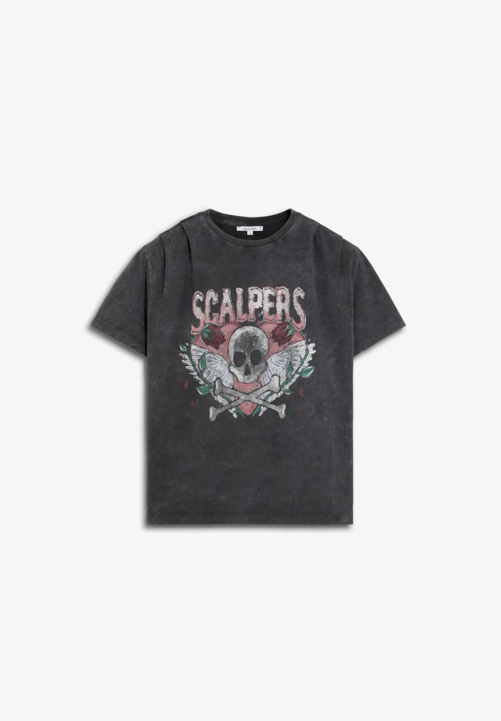 CAMISETA CALAVERA EFECTO LAVADO - Image 5