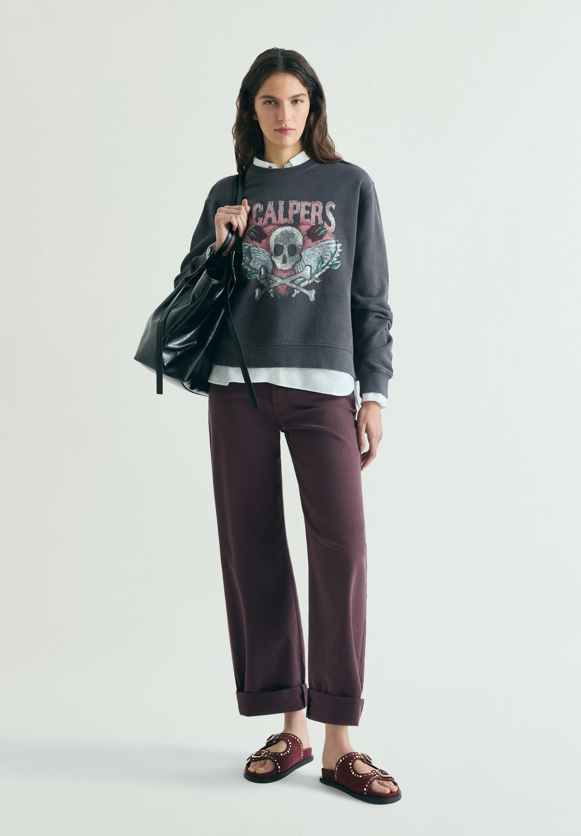 SUDADERA ESTAMPADA CALAVERA