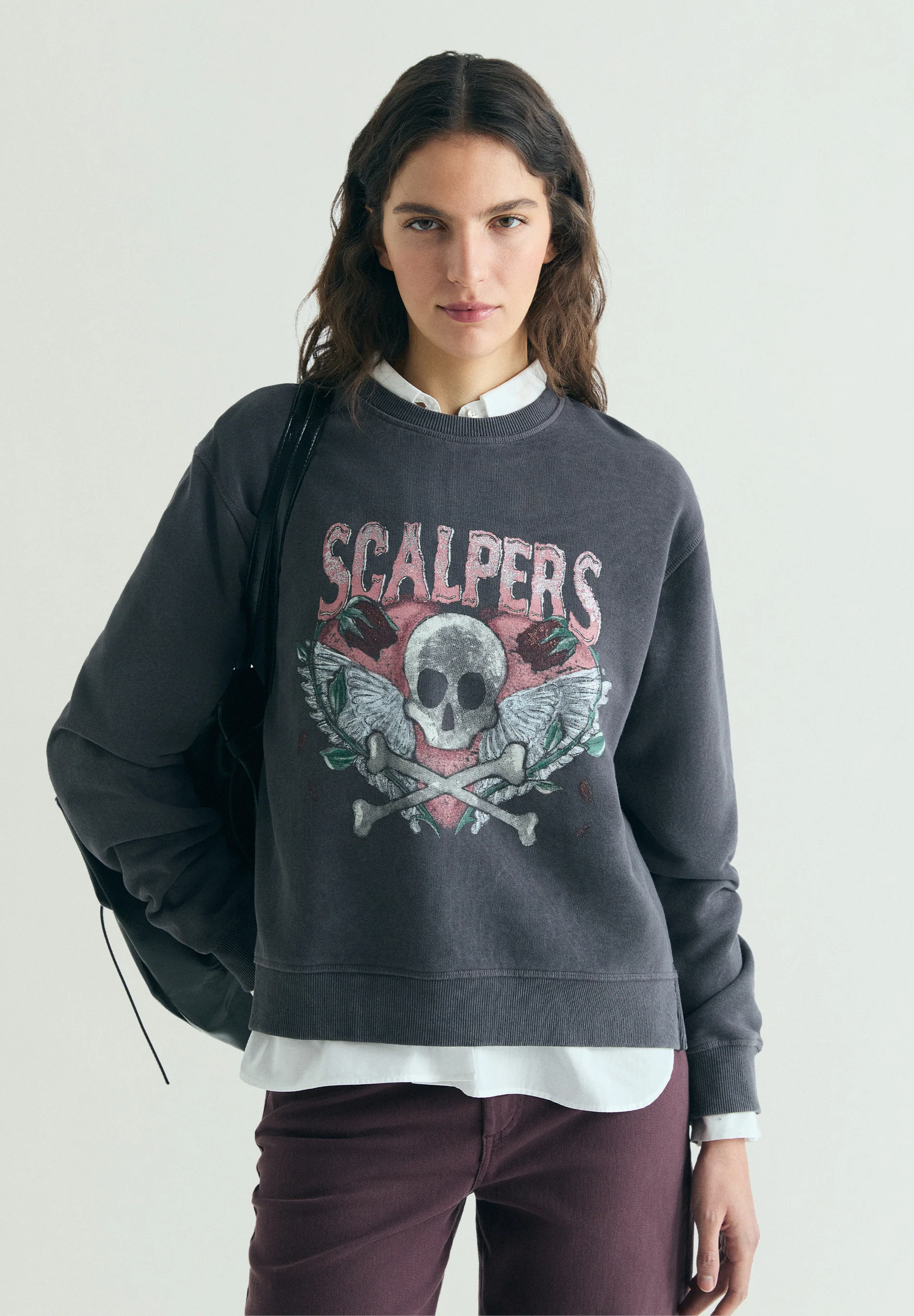 SUDADERA ESTAMPADA CALAVERA - Image 2