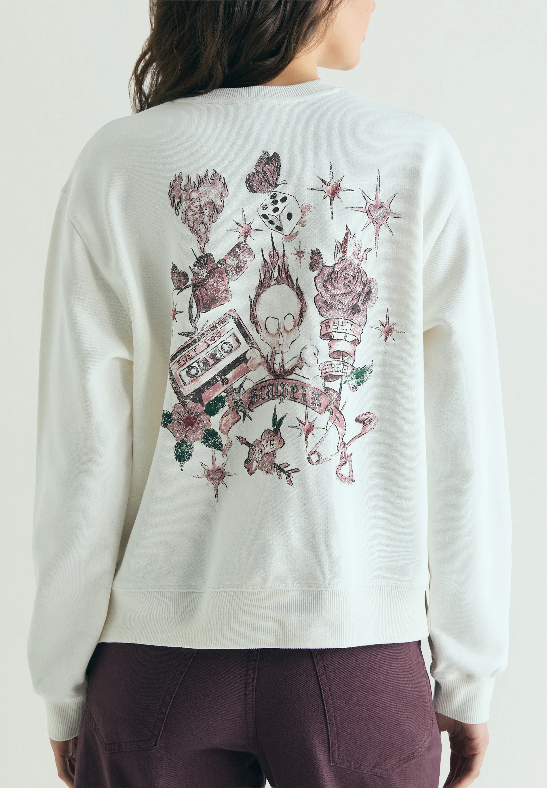 SUDADERA ESTAMPADA CALAVERA - Image 4