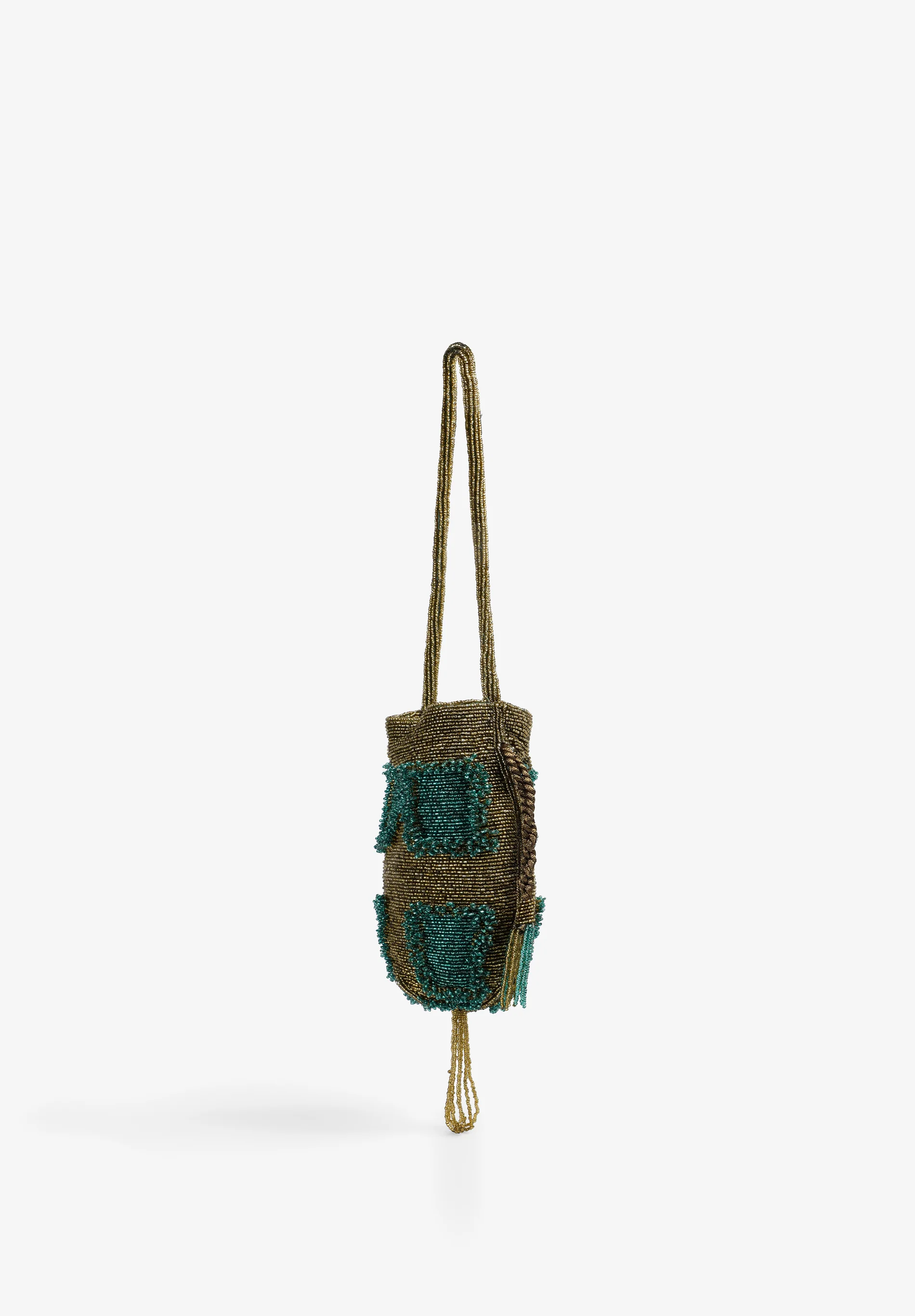 BOLSO BICOLOR CUENTAS - Image 3