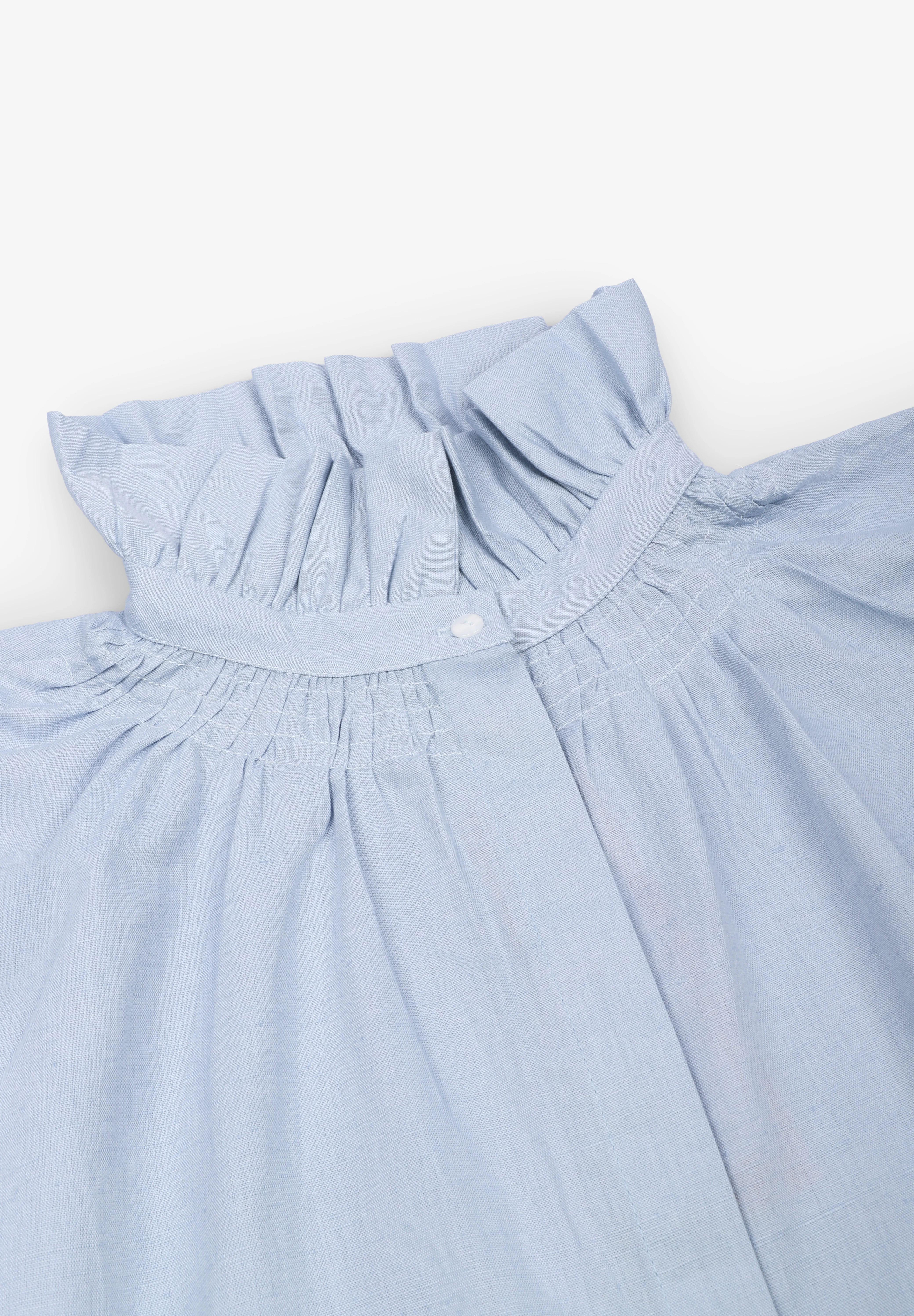 WERIT | CAMISA BALMORAL LINO AZUL - Image 3