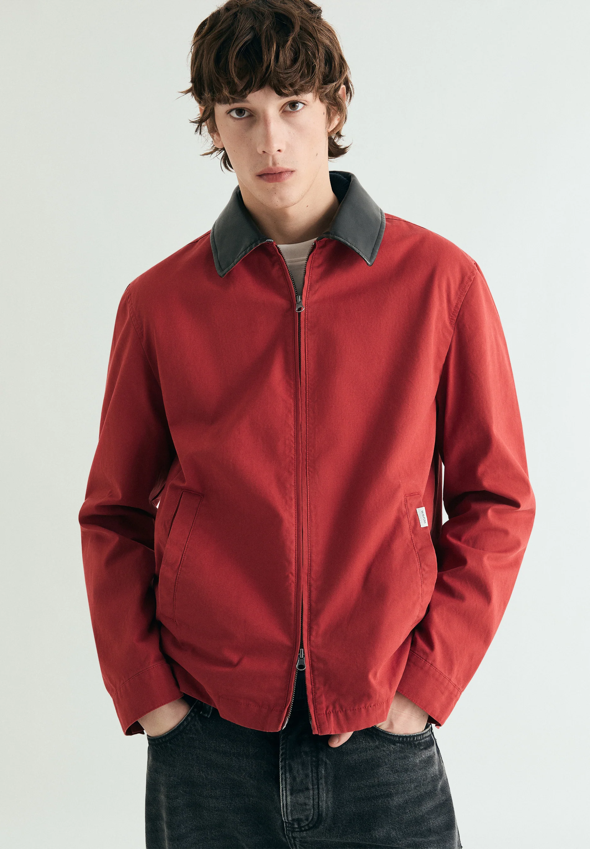 CHAQUETA BOMBER CUELLO CONTRASTE - Image 3