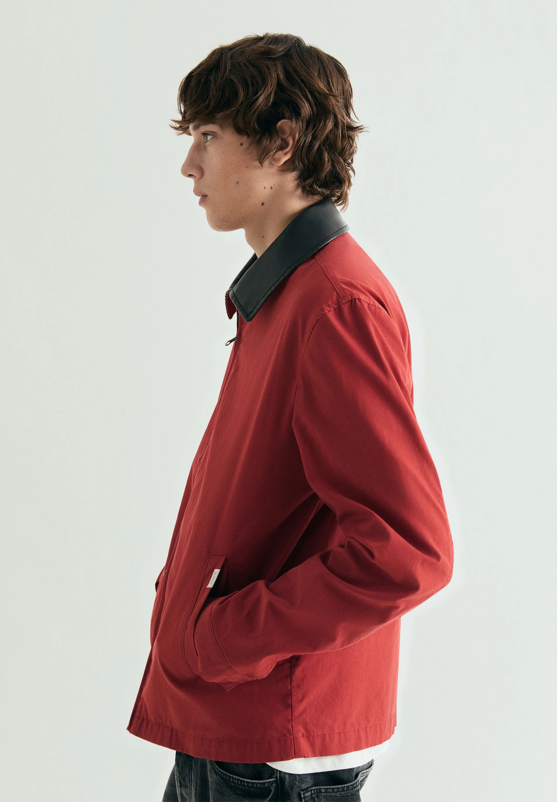 CHAQUETA BOMBER CUELLO CONTRASTE - Image 4