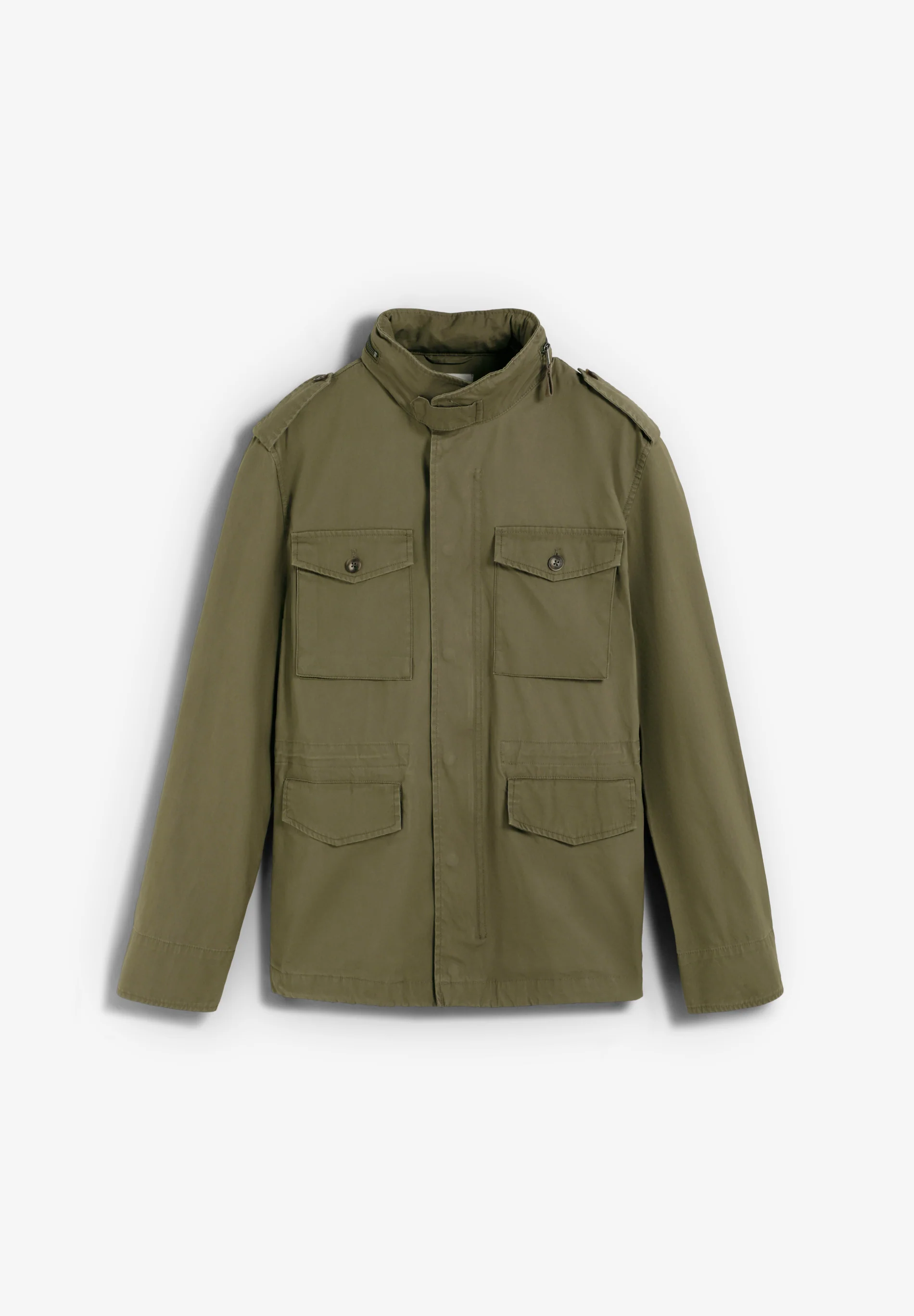 CHAQUETA MILITAR CON CAPUCHA OCULTA - Image 8