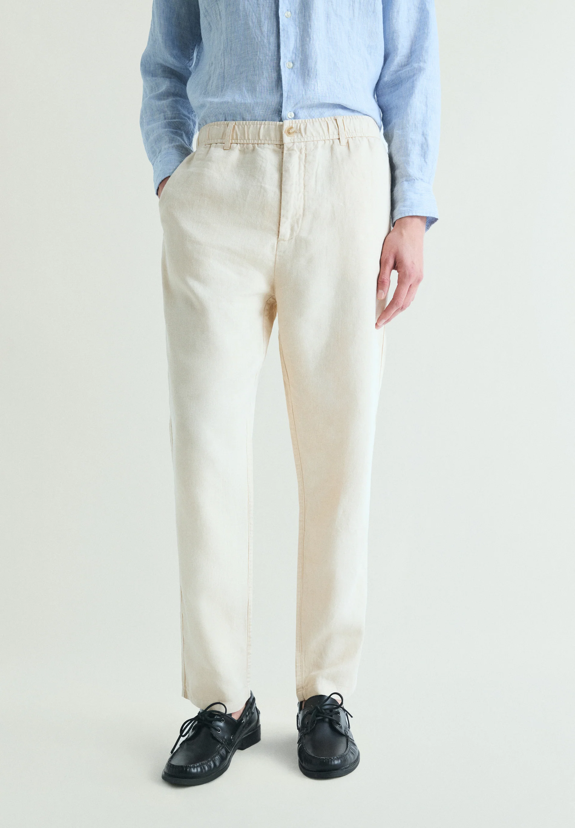 PANTALÓN LINO RELAXED FIT - Image 3