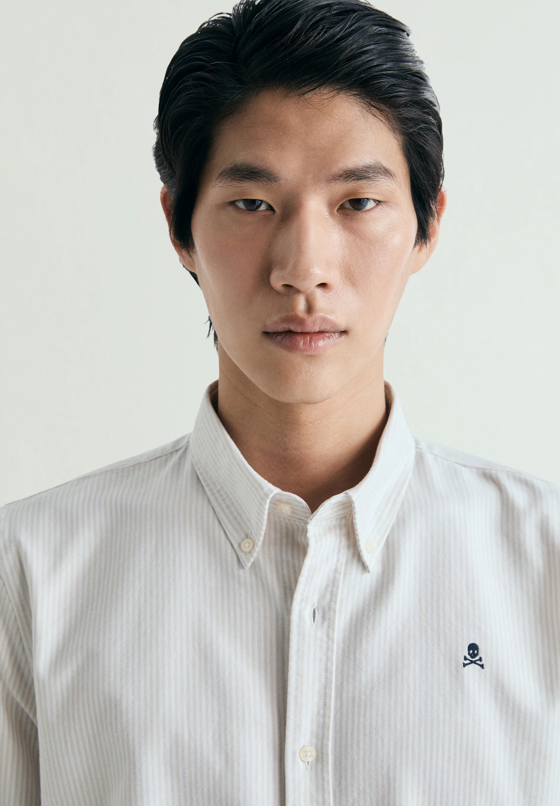 CAMISA OXFORD ESTAMPADA RAYAS - Image 2