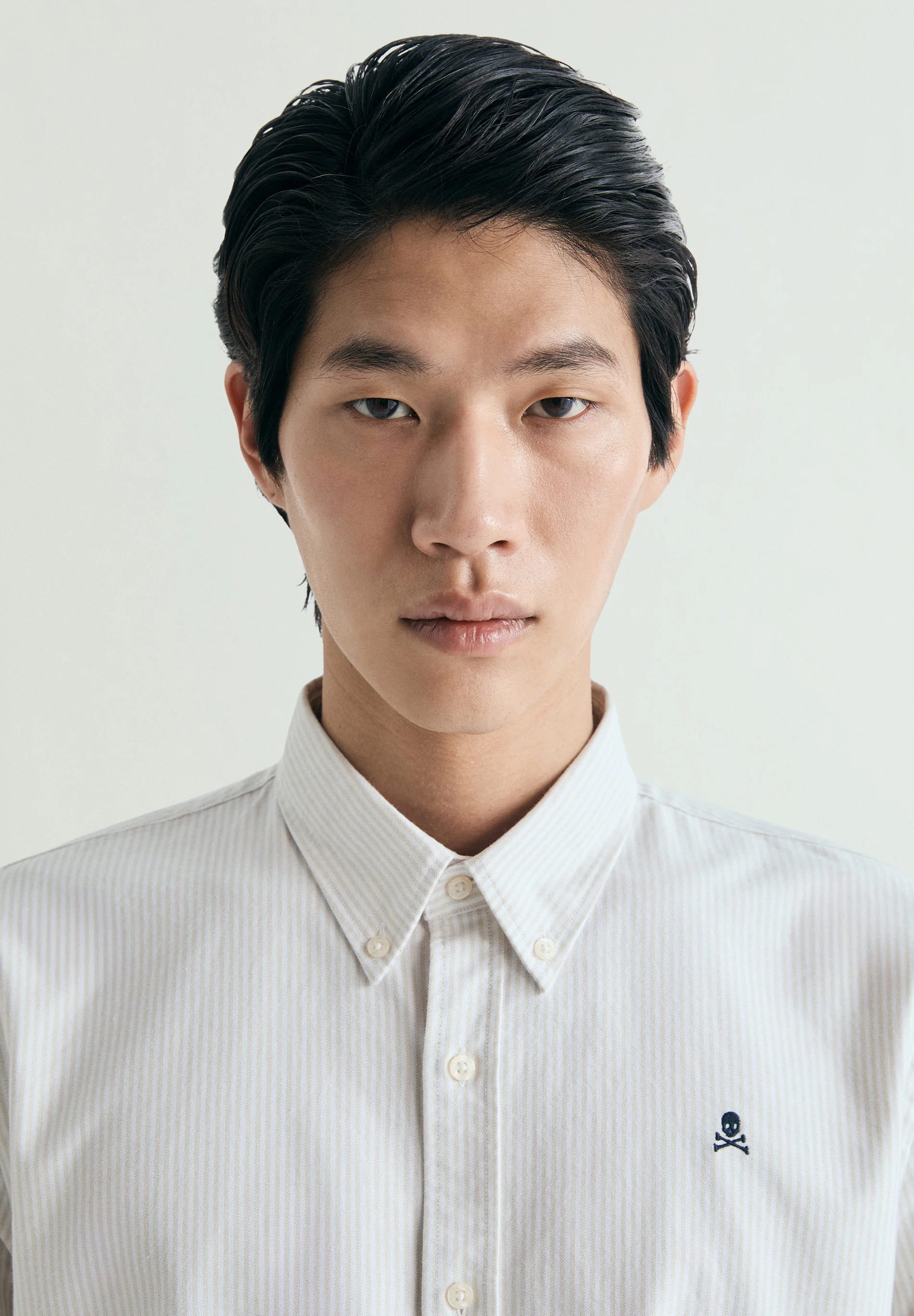 CAMISA OXFORD ESTAMPADA RAYAS - Image 3
