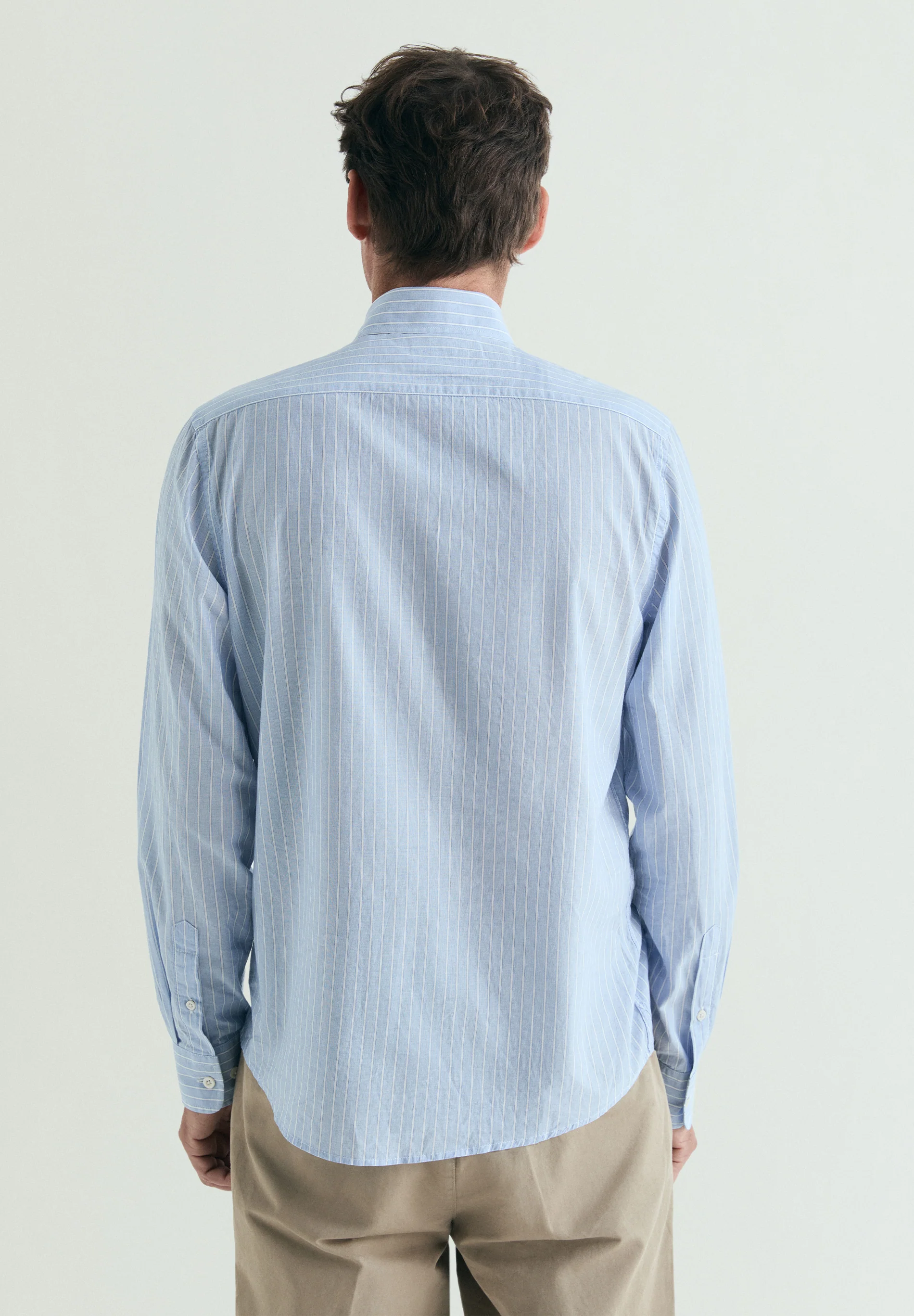CAMISA RAYAS ALGODÓN REGULAR FIT - Image 6