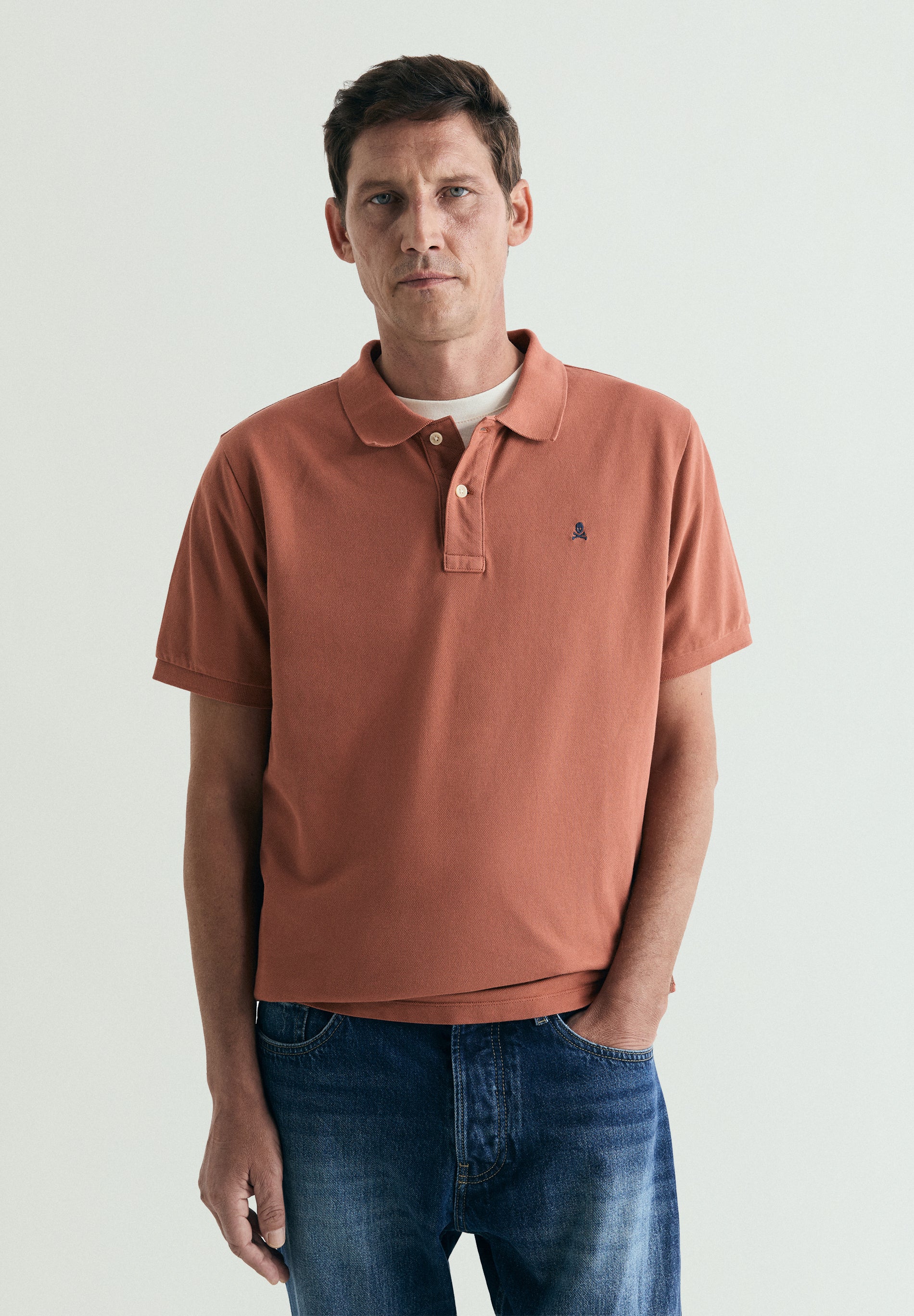 POLO DE PIQUÉ BORDADO CONTRASTE - Image 3