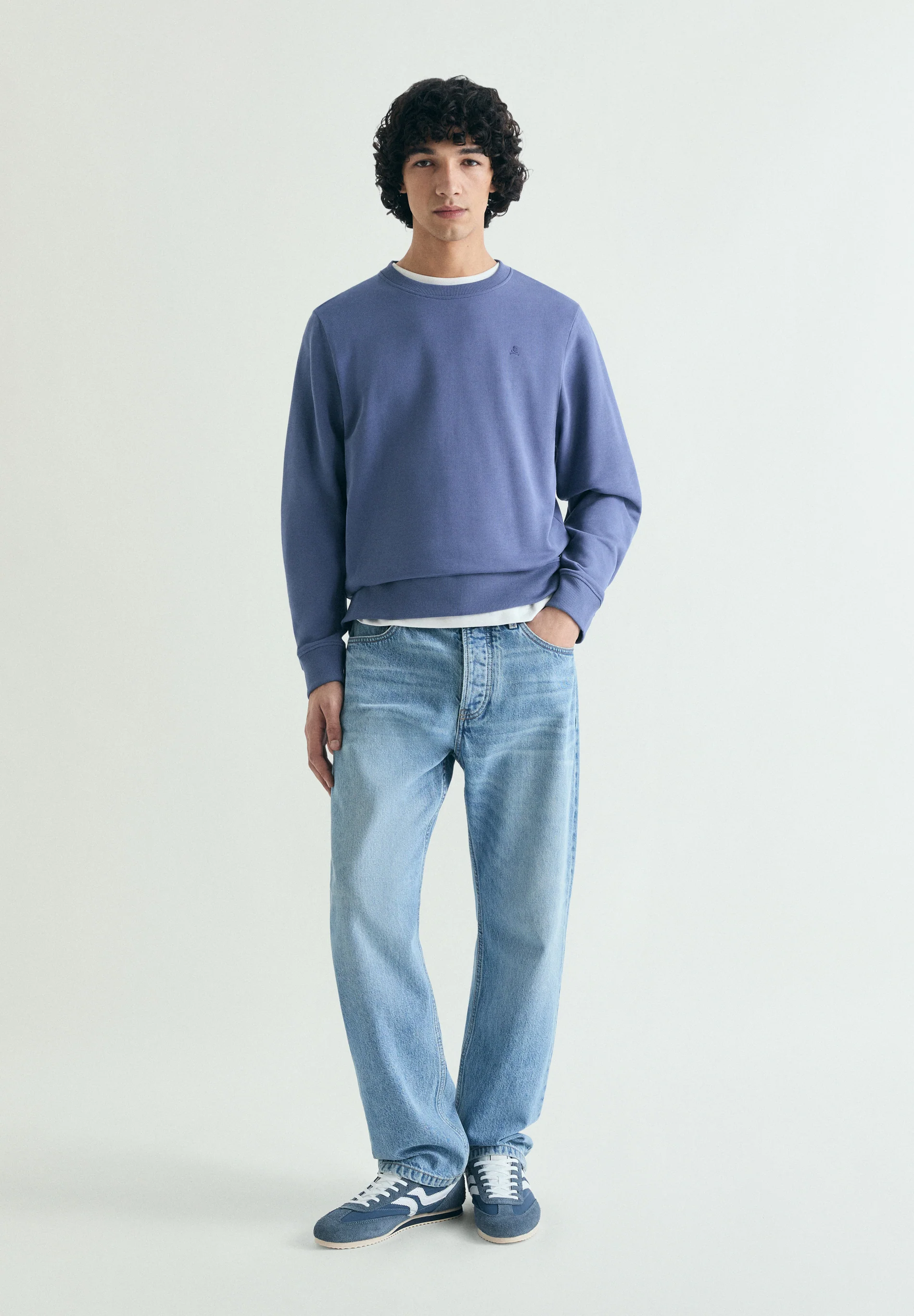 SUDADERA BORDADA WASHED