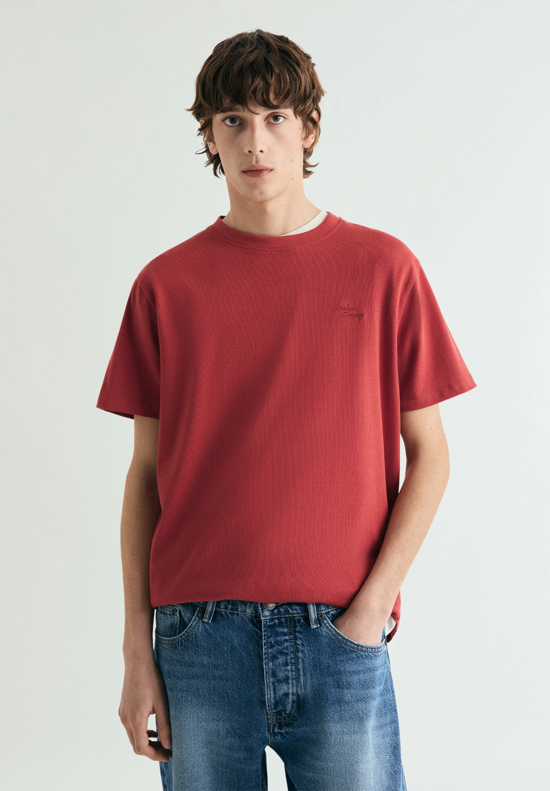 CAMISETA BORDADA MEDIUM WEIGHT