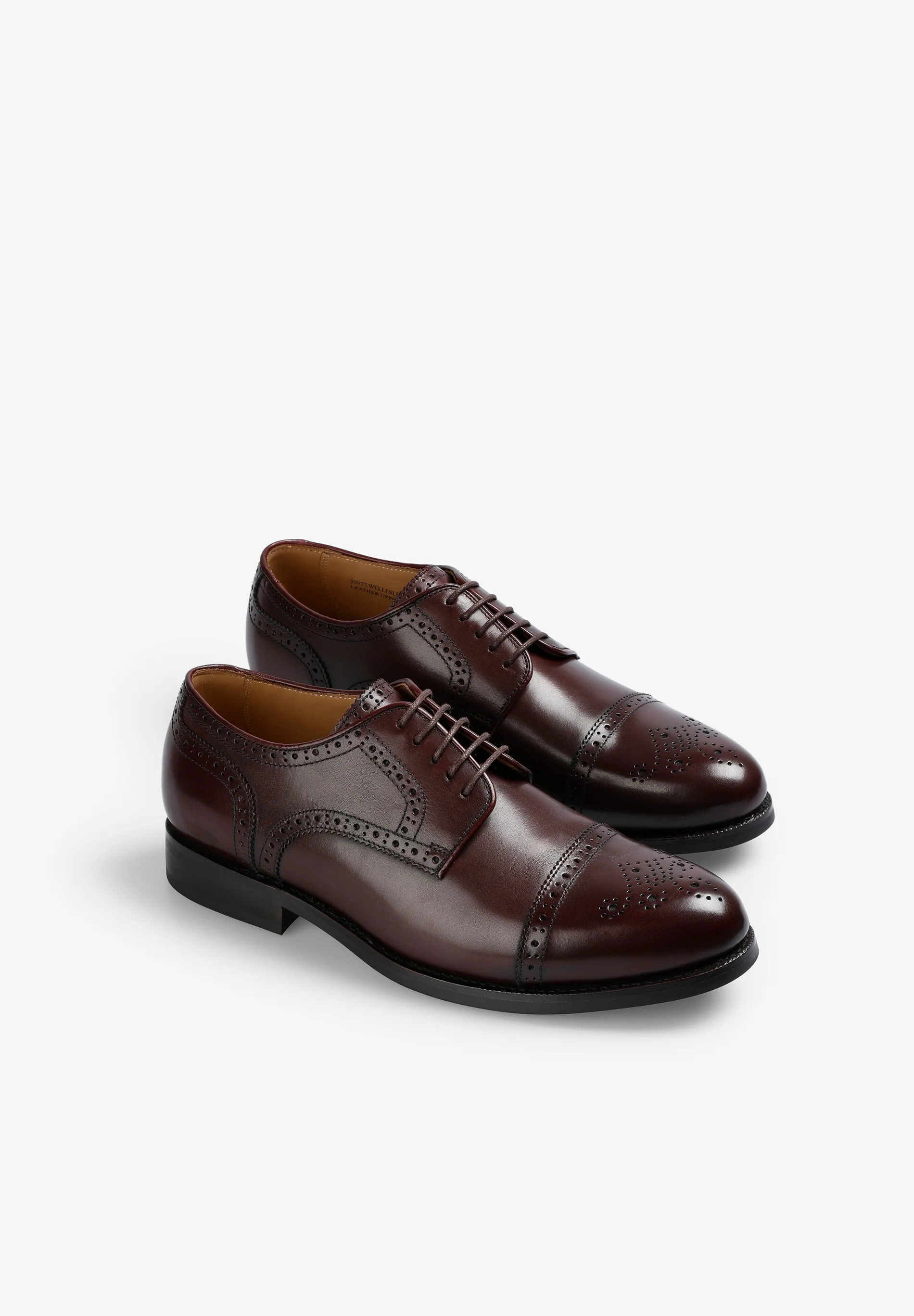 ZAPATOS DERBY BROGUE CUERO - Image 3