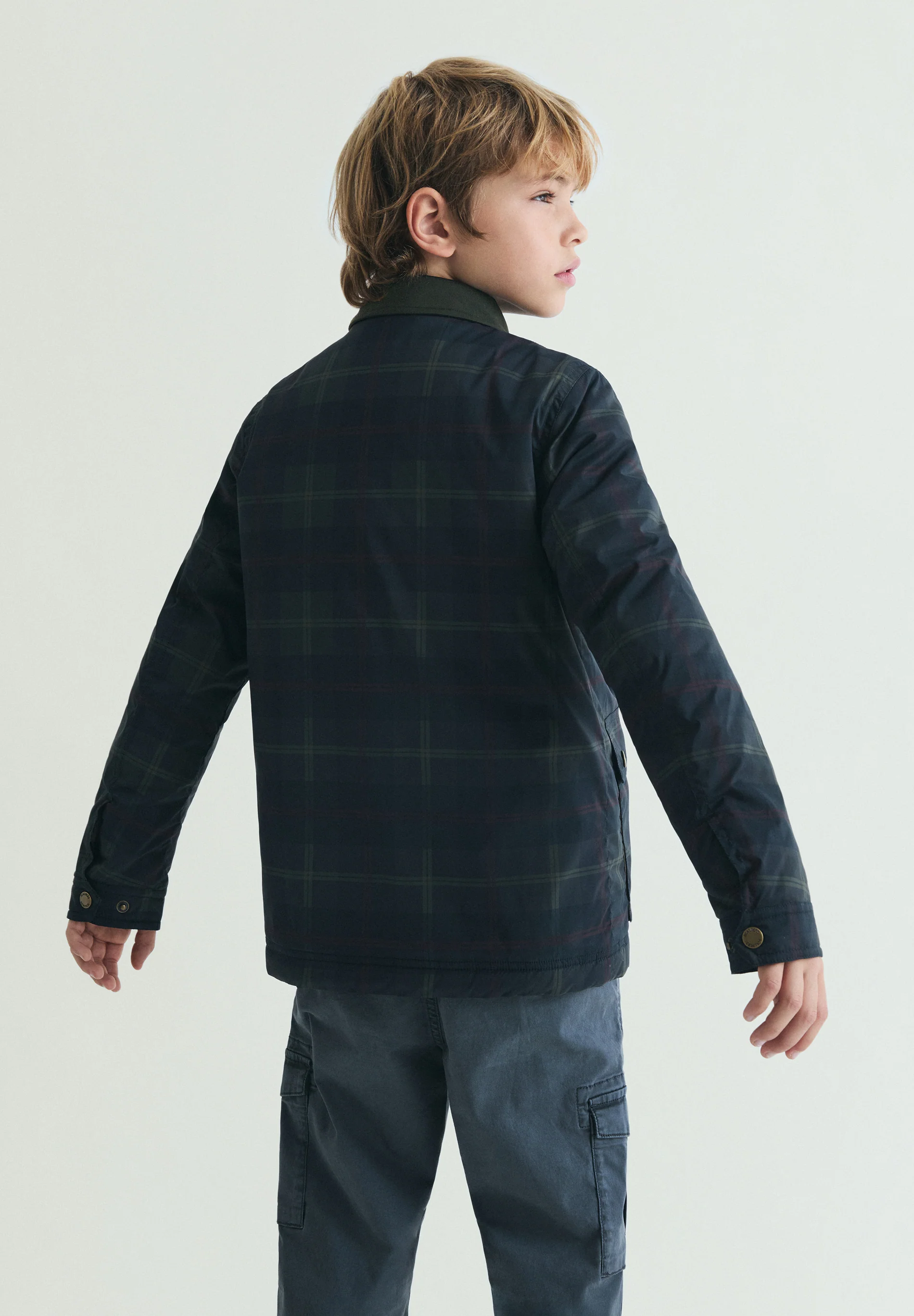 CHAQUETA ENCERADA CUADROS - Image 3
