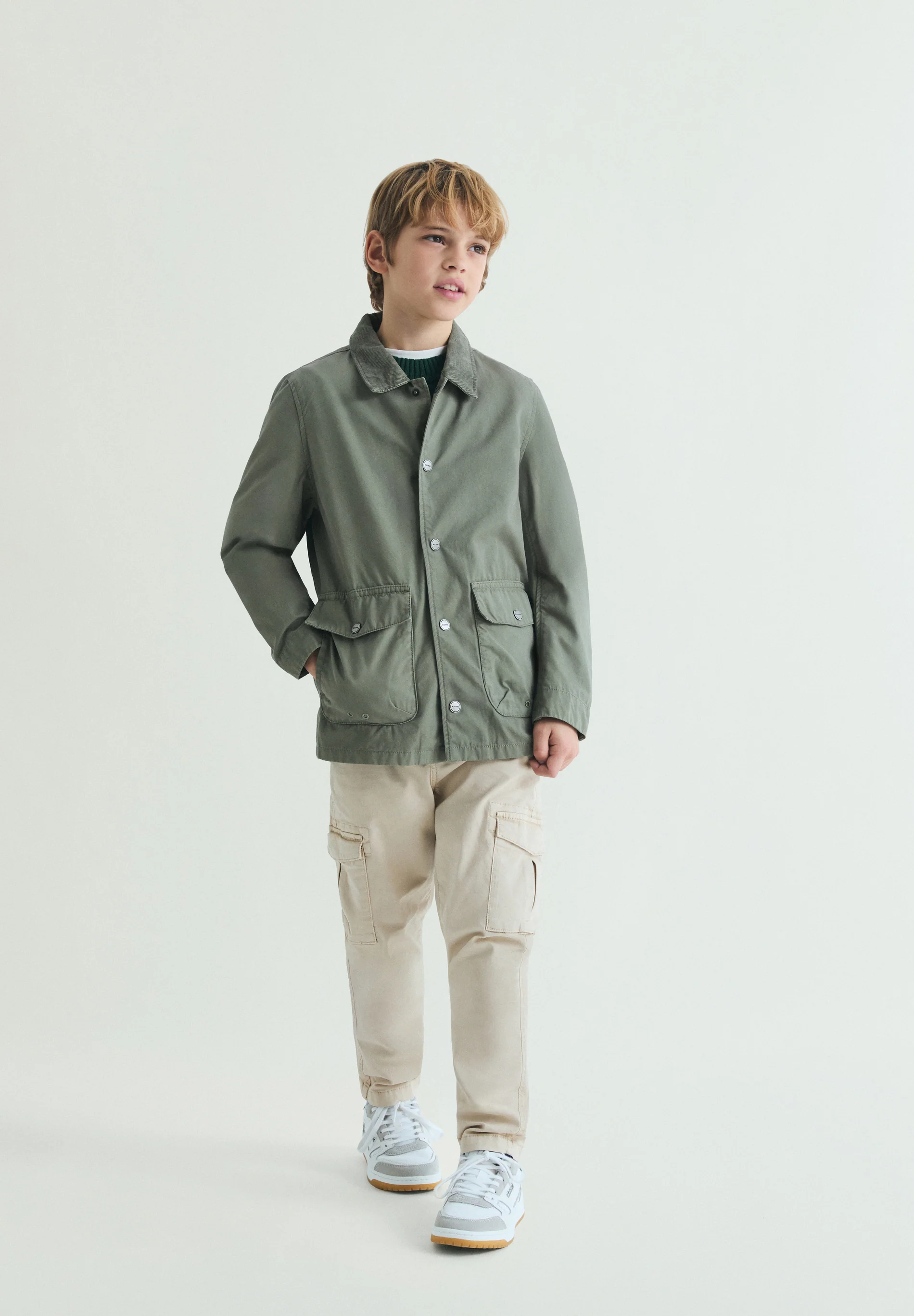 CHAQUETA ALGODÓN BOLSILLOS - Image 2