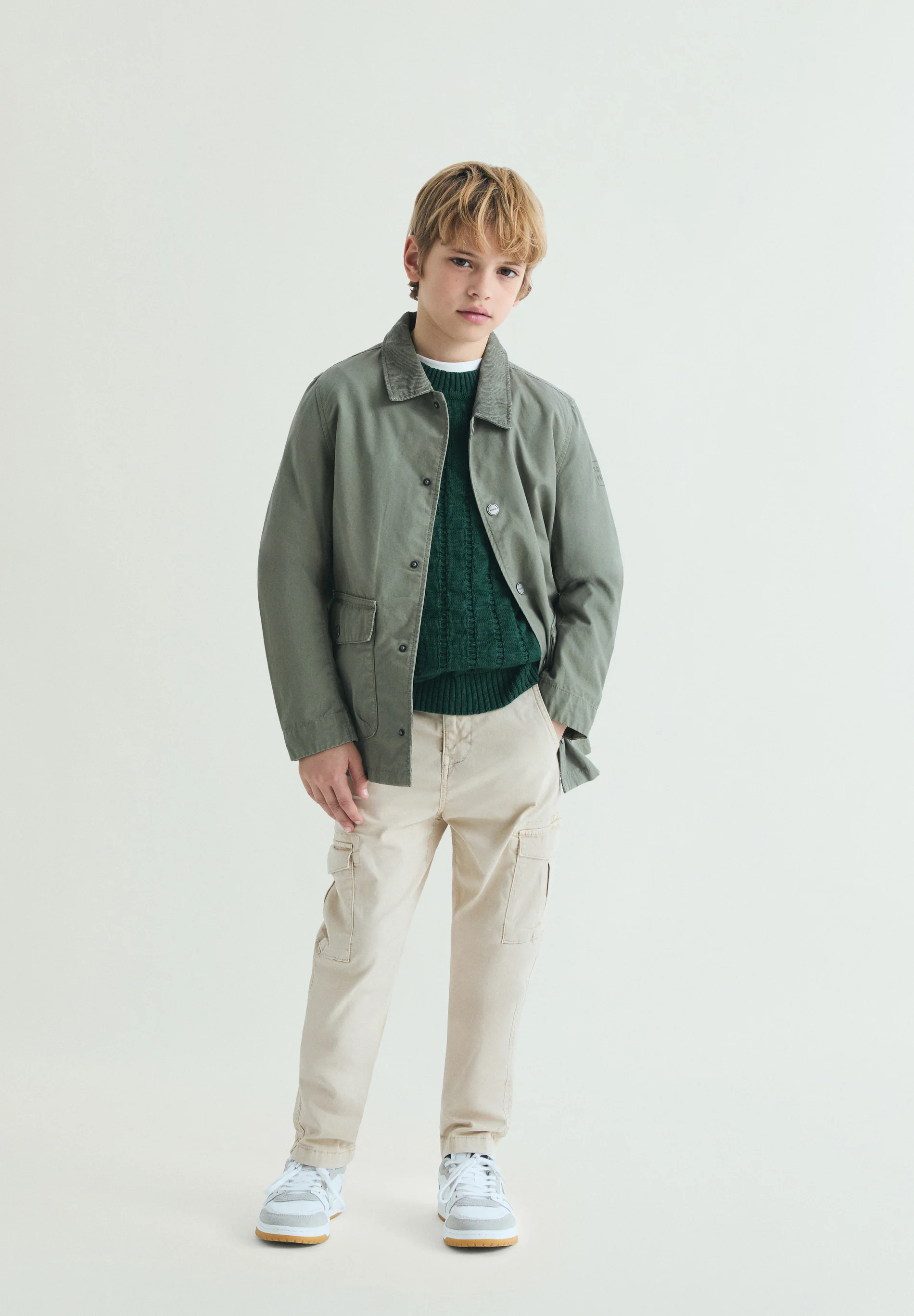 CHAQUETA ALGODÓN BOLSILLOS - Image 3