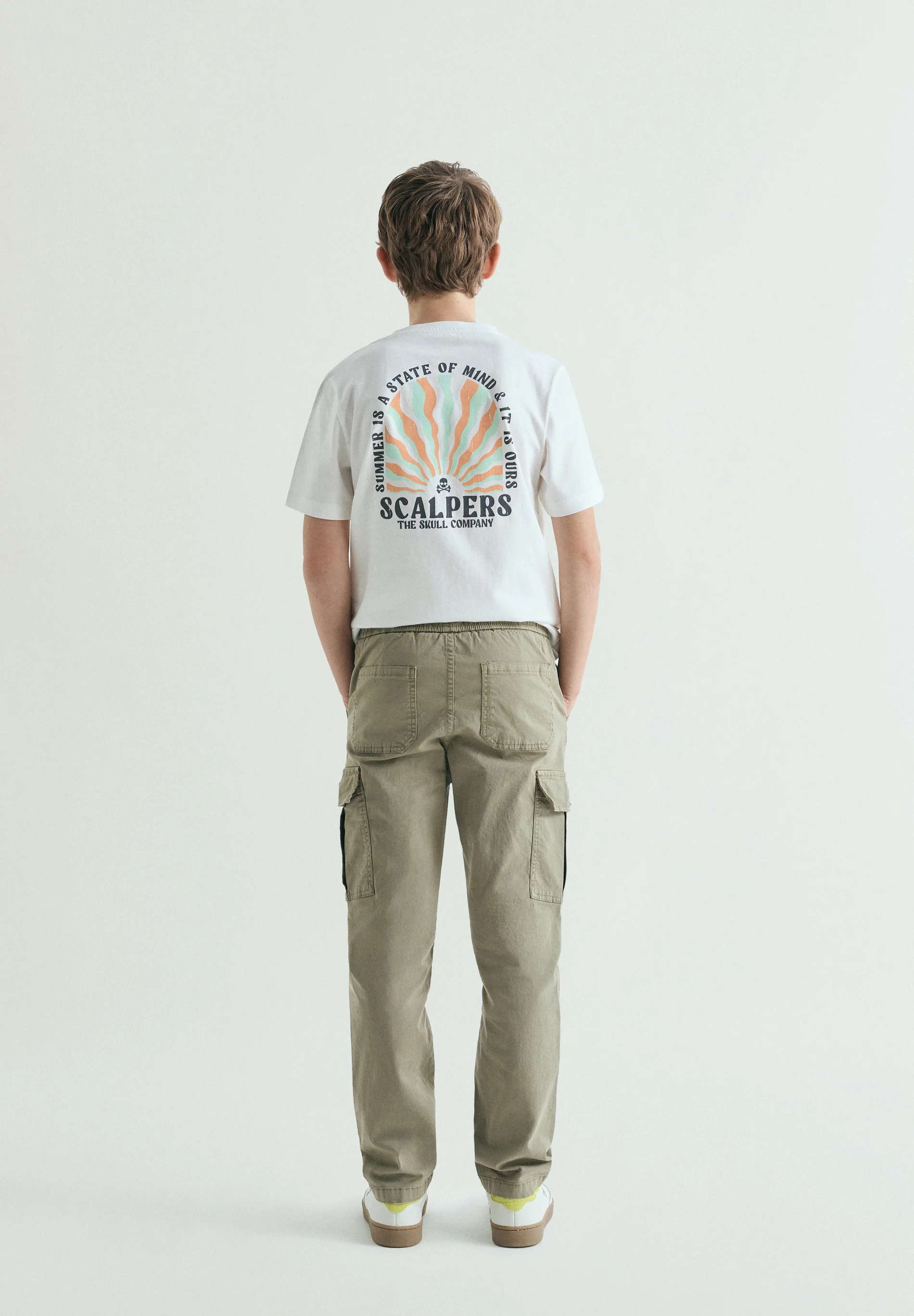 PANTALÓN CARGO CINTURA ELÁSTICA - Image 4