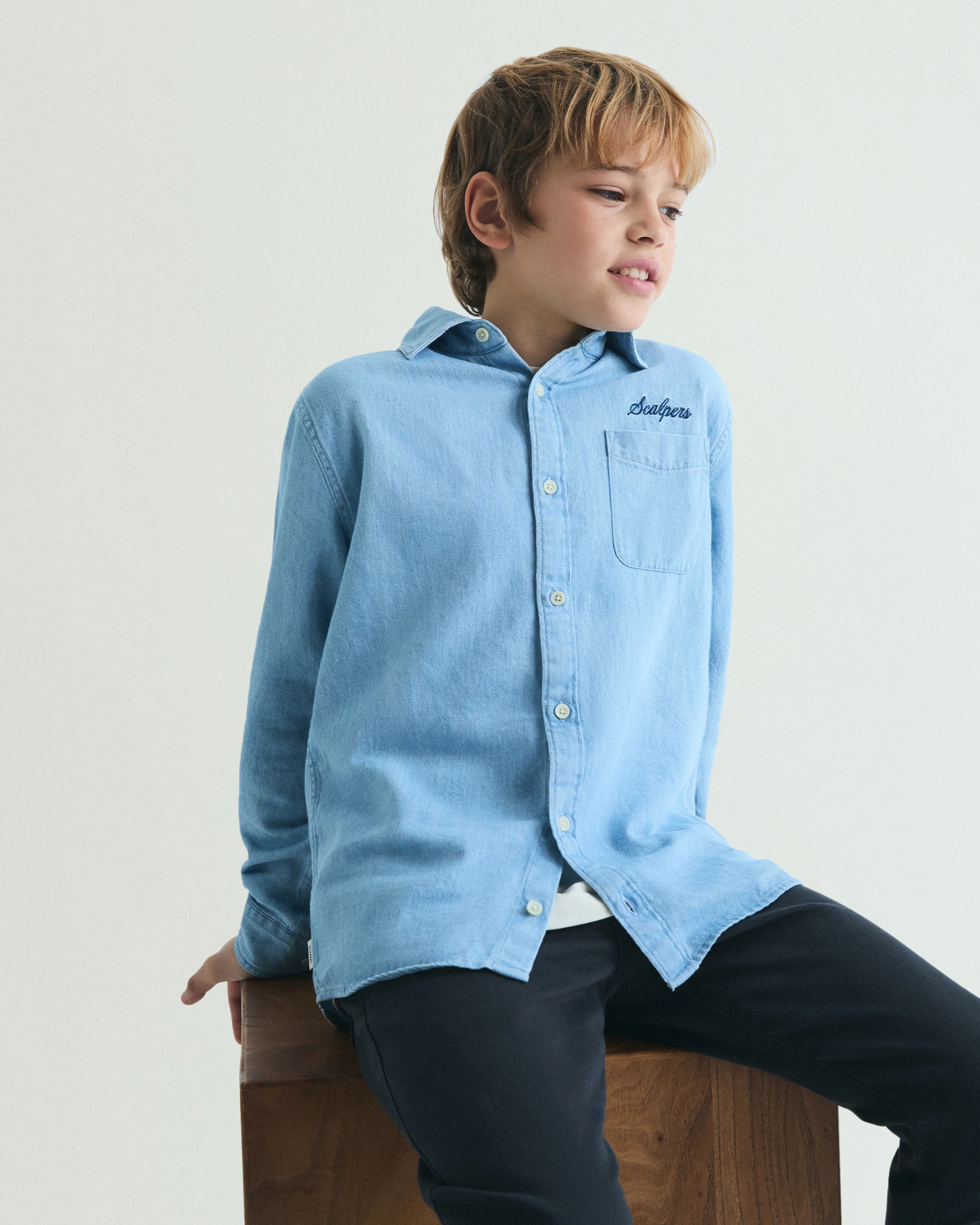 CAMISA VINTAGE DENIM LOGO - Image 4