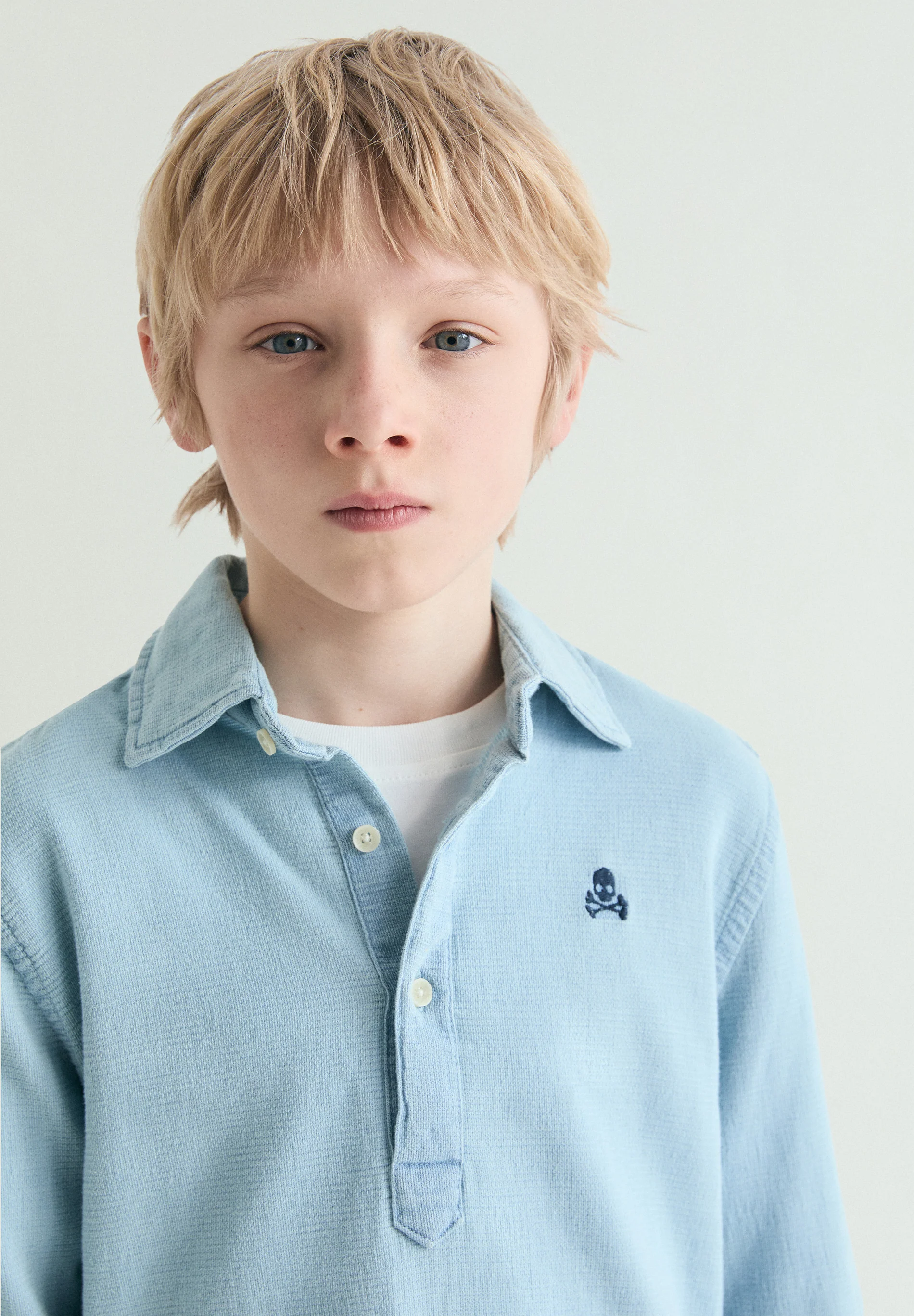 POLERA DENIM MANGA LARGA - Image 2
