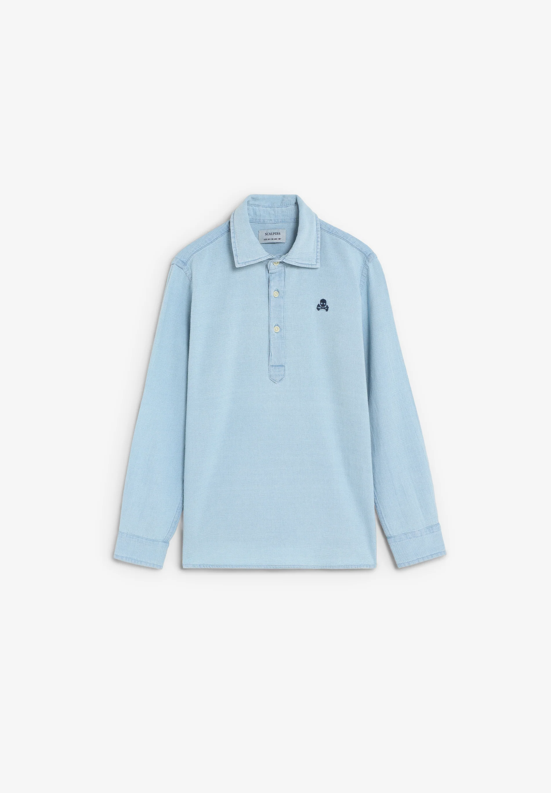 POLERA DENIM MANGA LARGA - Image 5