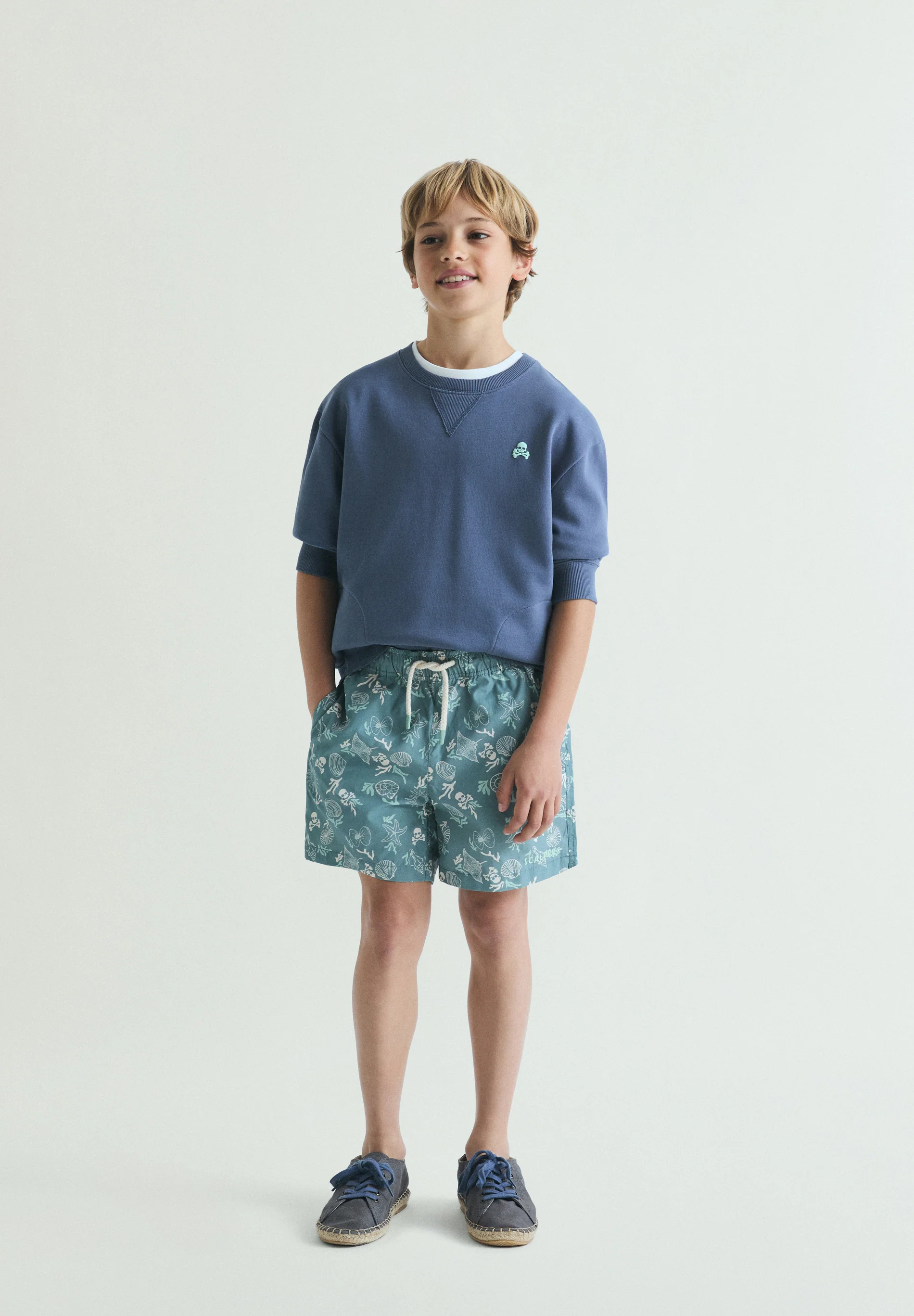 BAÑADOR ESTAMPADO MARINO
