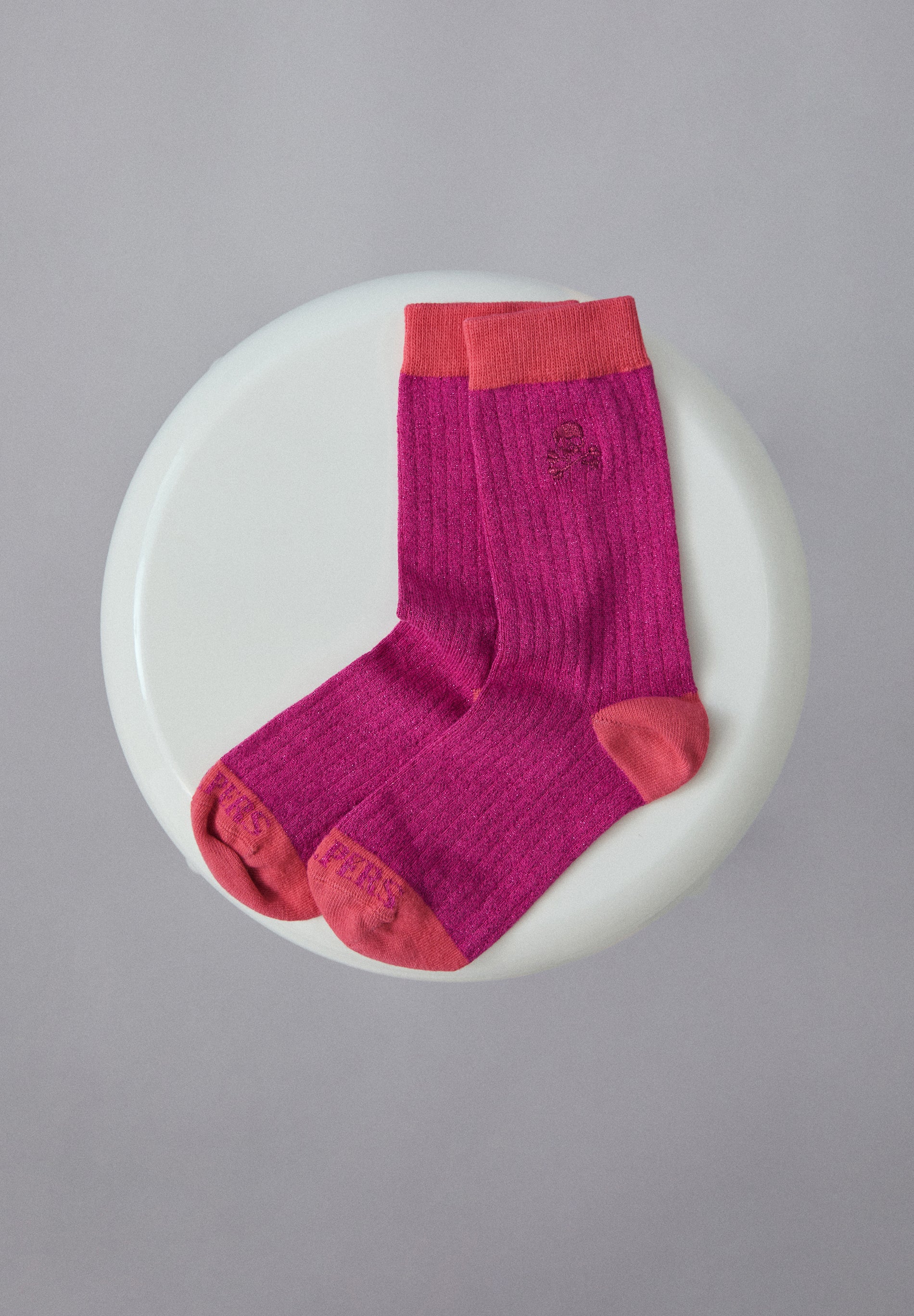 CALCETINES LUREX CONTRASTE