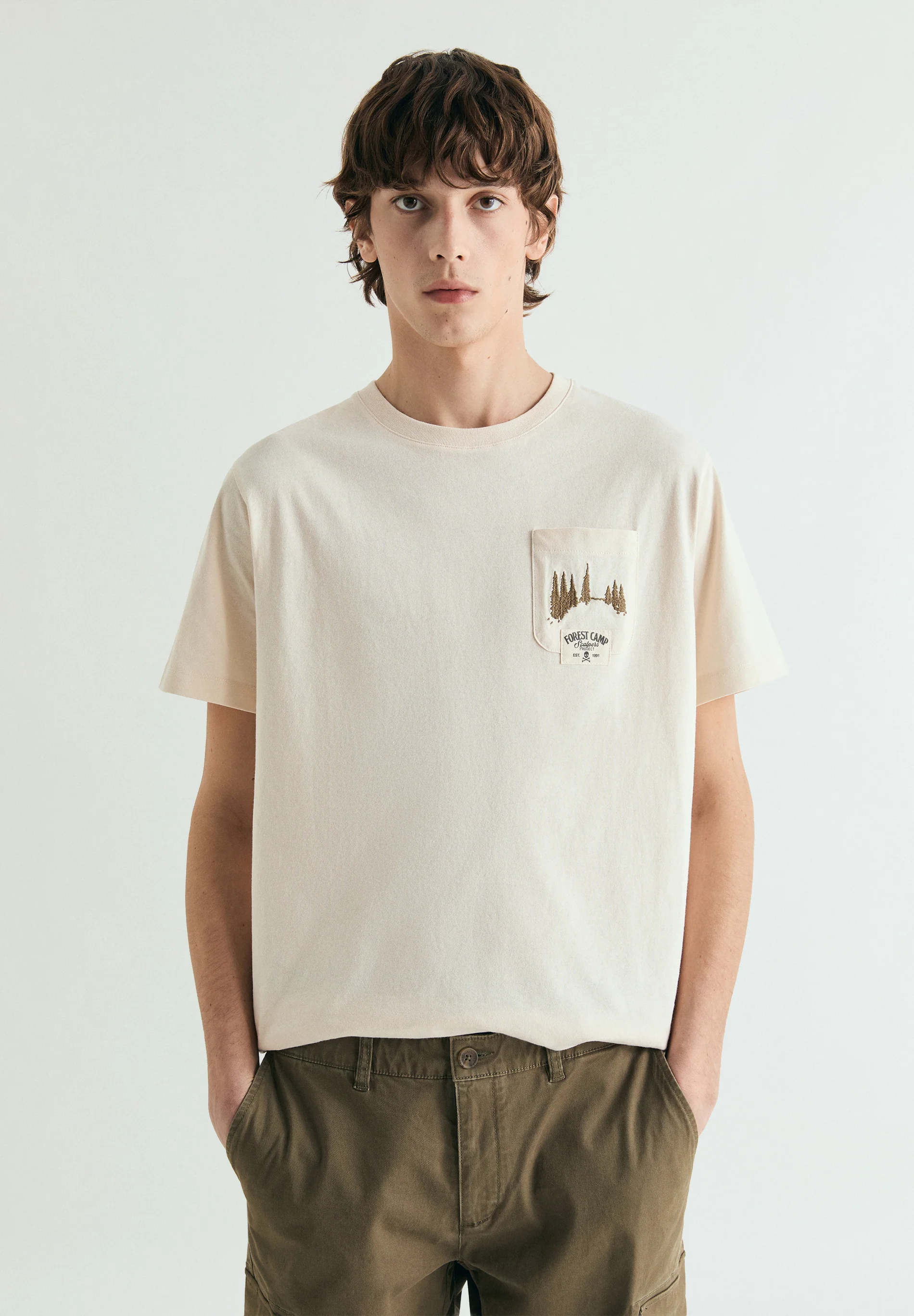 CAMISETA ESTAMPADA EFECTO LAVADO - Image 4