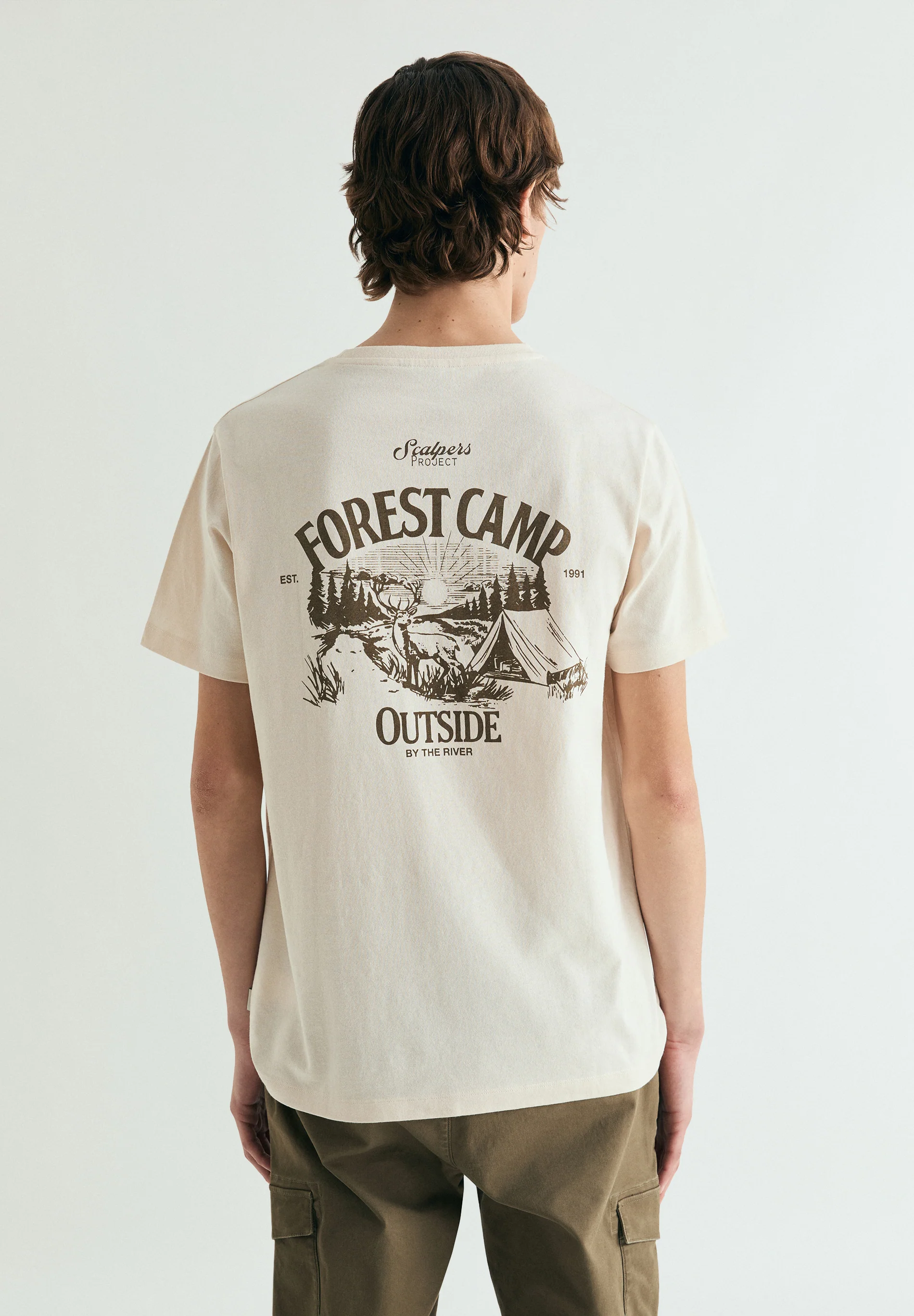 CAMISETA ESTAMPADA EFECTO LAVADO - Image 5