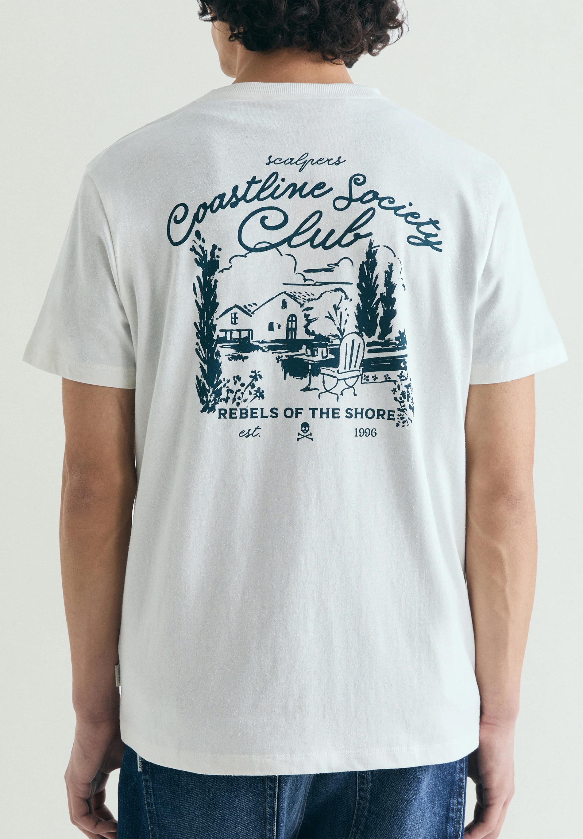 CAMISETA ESTAMPADO A CONTRASTE