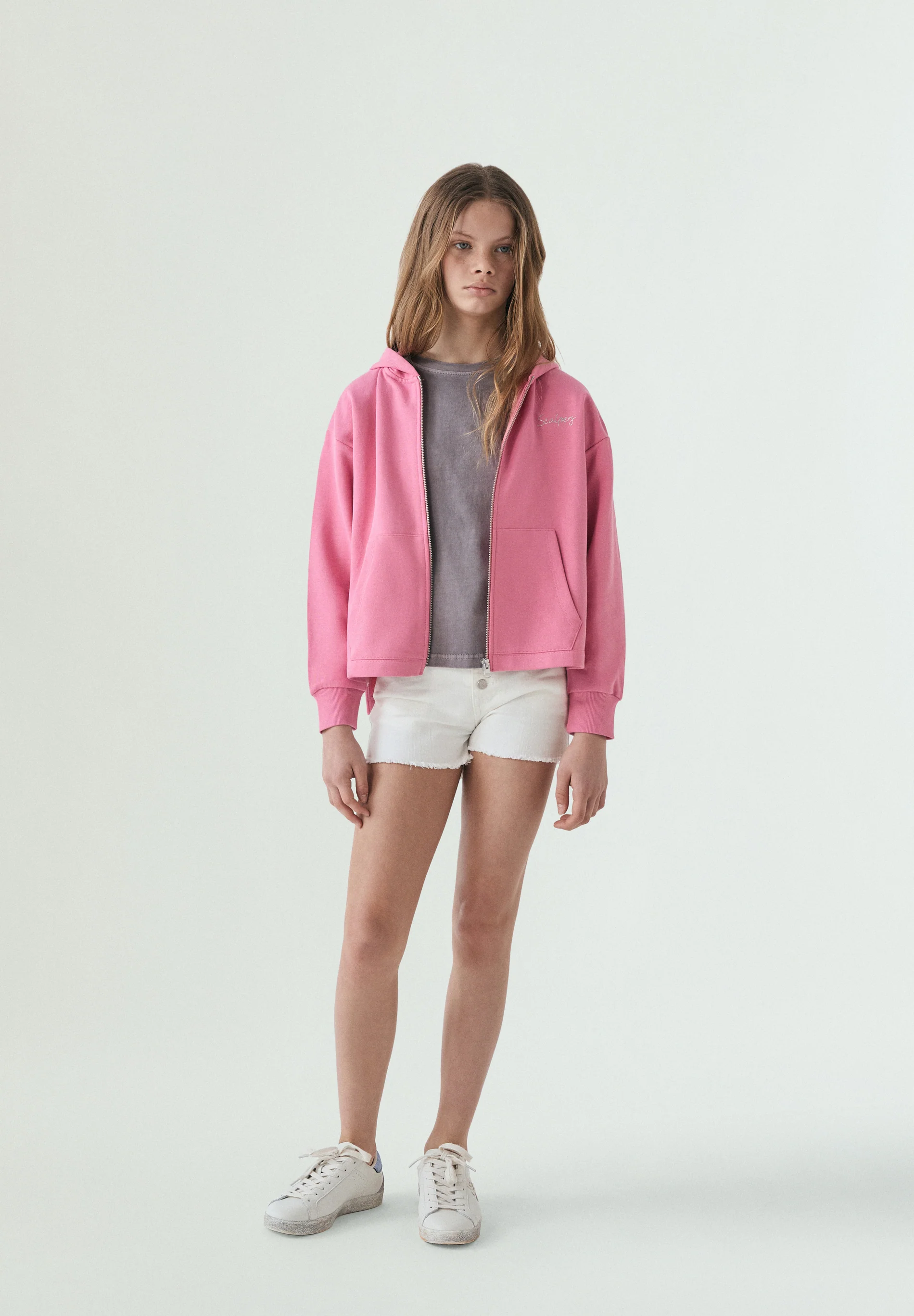 SUDADERA CON CAPUCHA CREMALLERA - Image 3