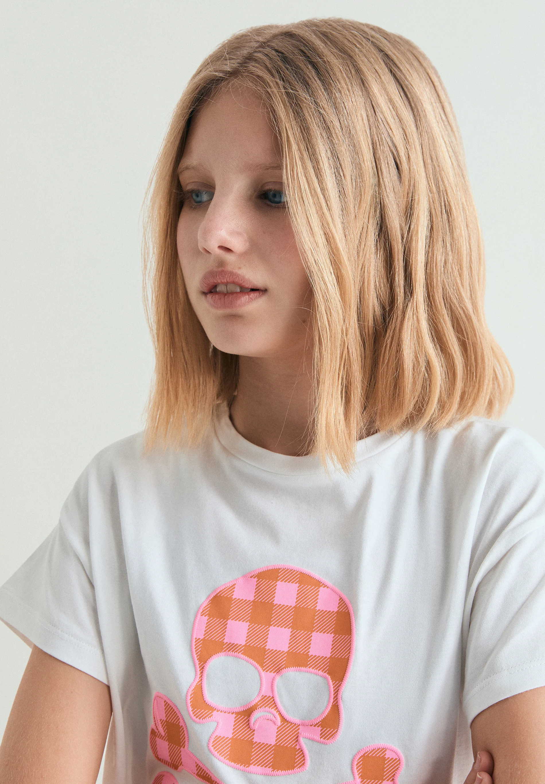 CAMISETA CALAVERA VICHY - Image 3