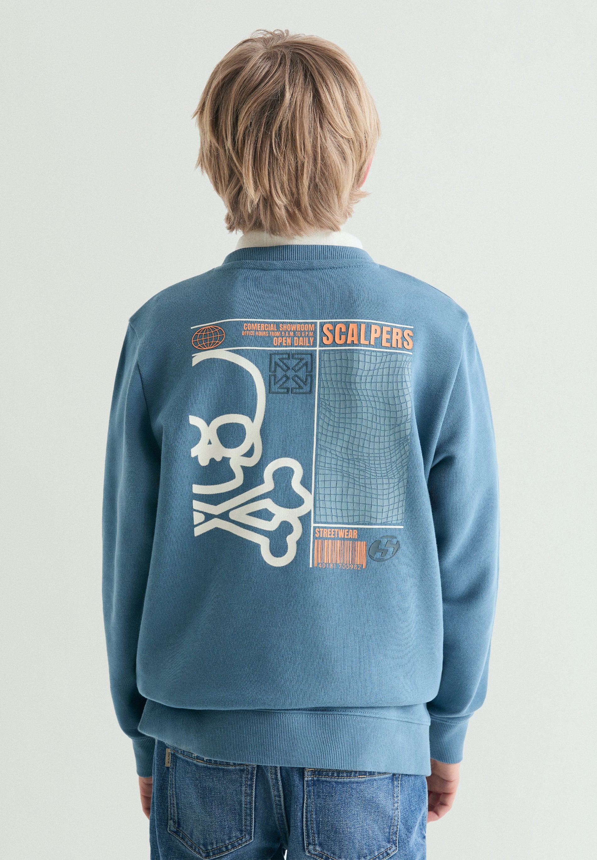 SUDADERA ESTAMPADA CALAVERA - Image 2