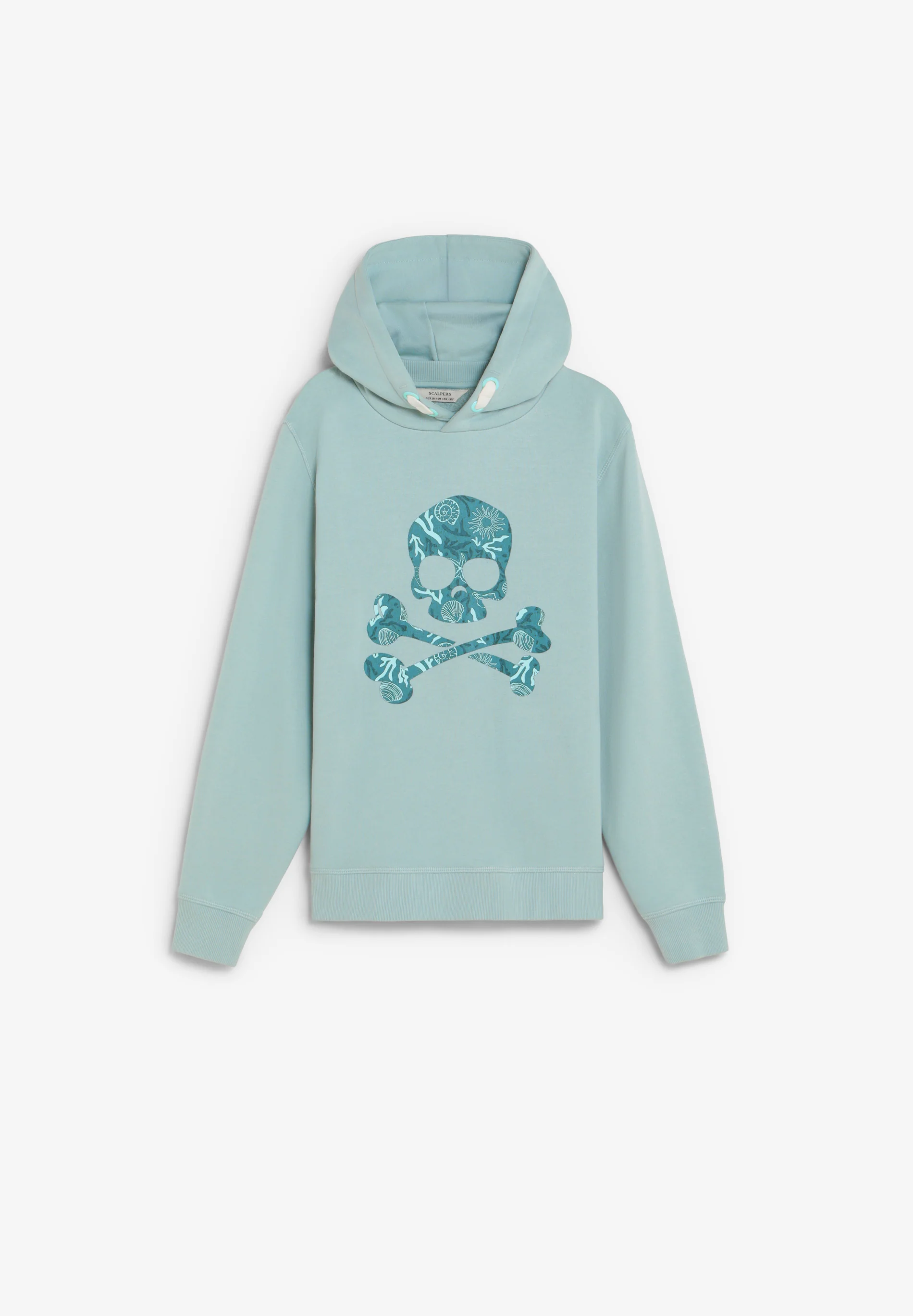 SUDADERA CON CAPUCHA CALAVERA ESTAMPADA - Image 4
