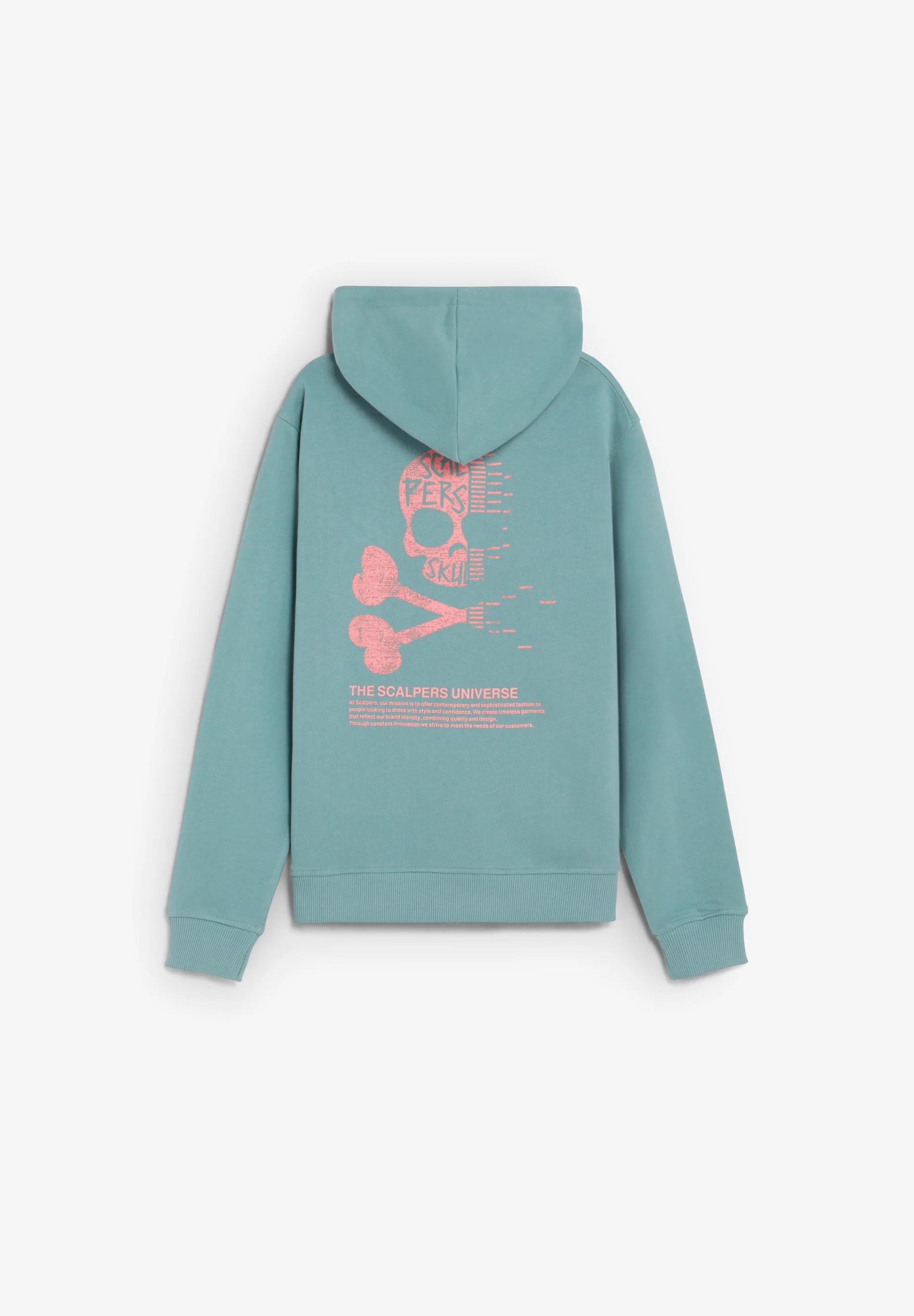 SUDADERA CON CAPUCHA ESTAMPADO CALAVERA - Image 6