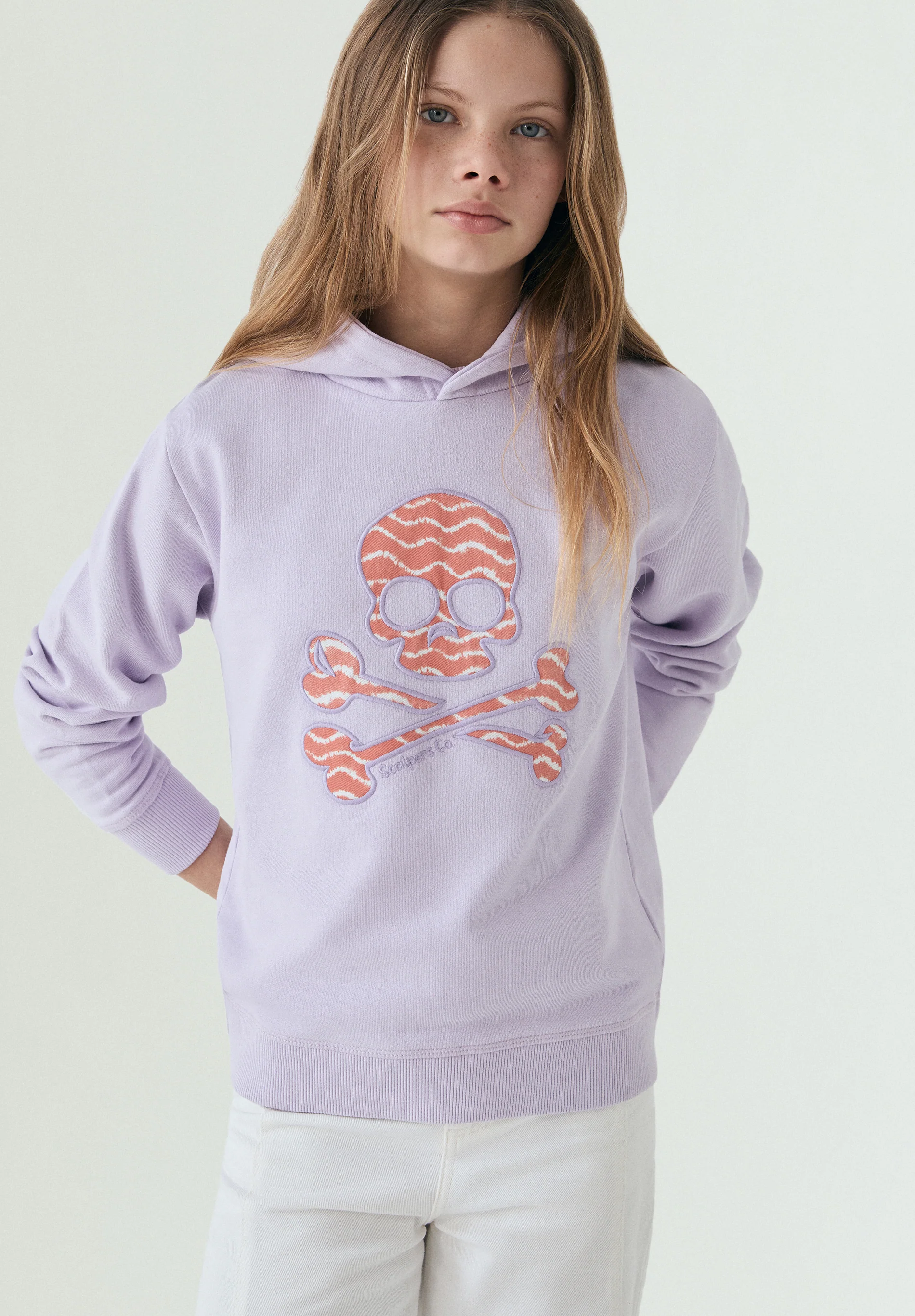 SUDADERA CON CAPUCHA CALAVERA - Image 2