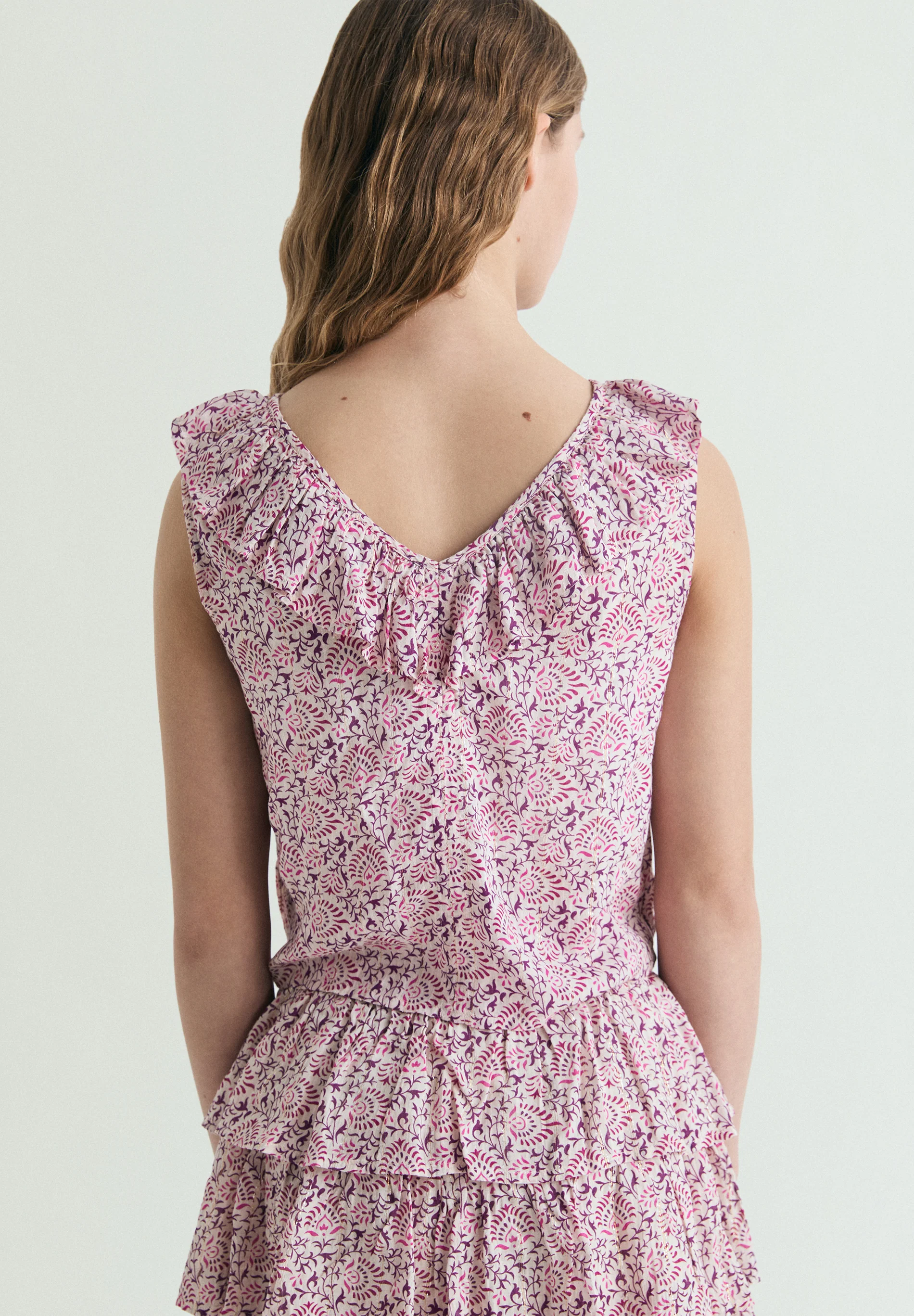 BLUSA FLUIDA ESTAMPADA - Image 3