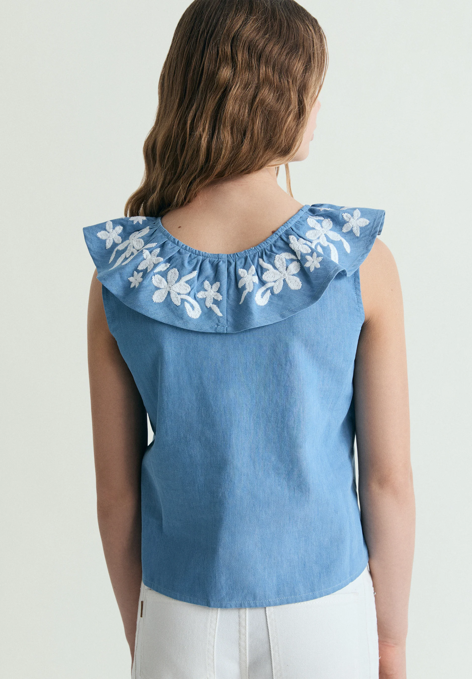 BLUSA DENIM BORDADOS - Image 3
