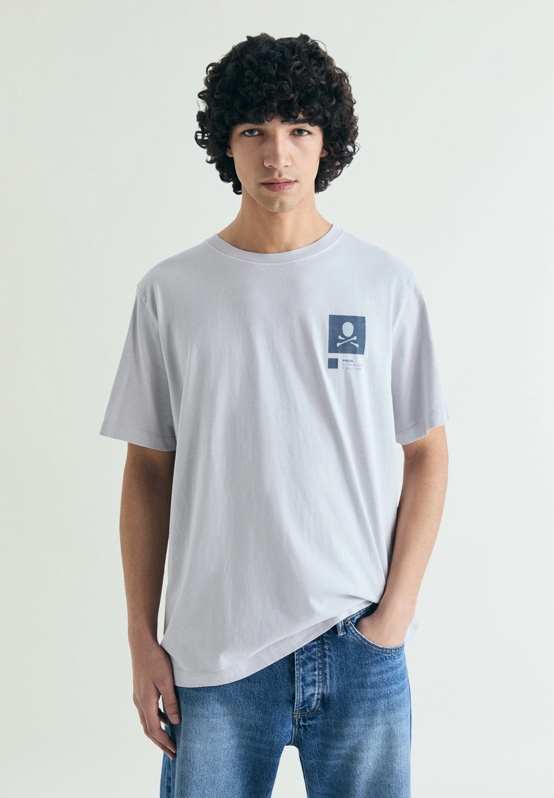 CAMISETA ESTAMPADA EFECTO LAVADO - Image 3