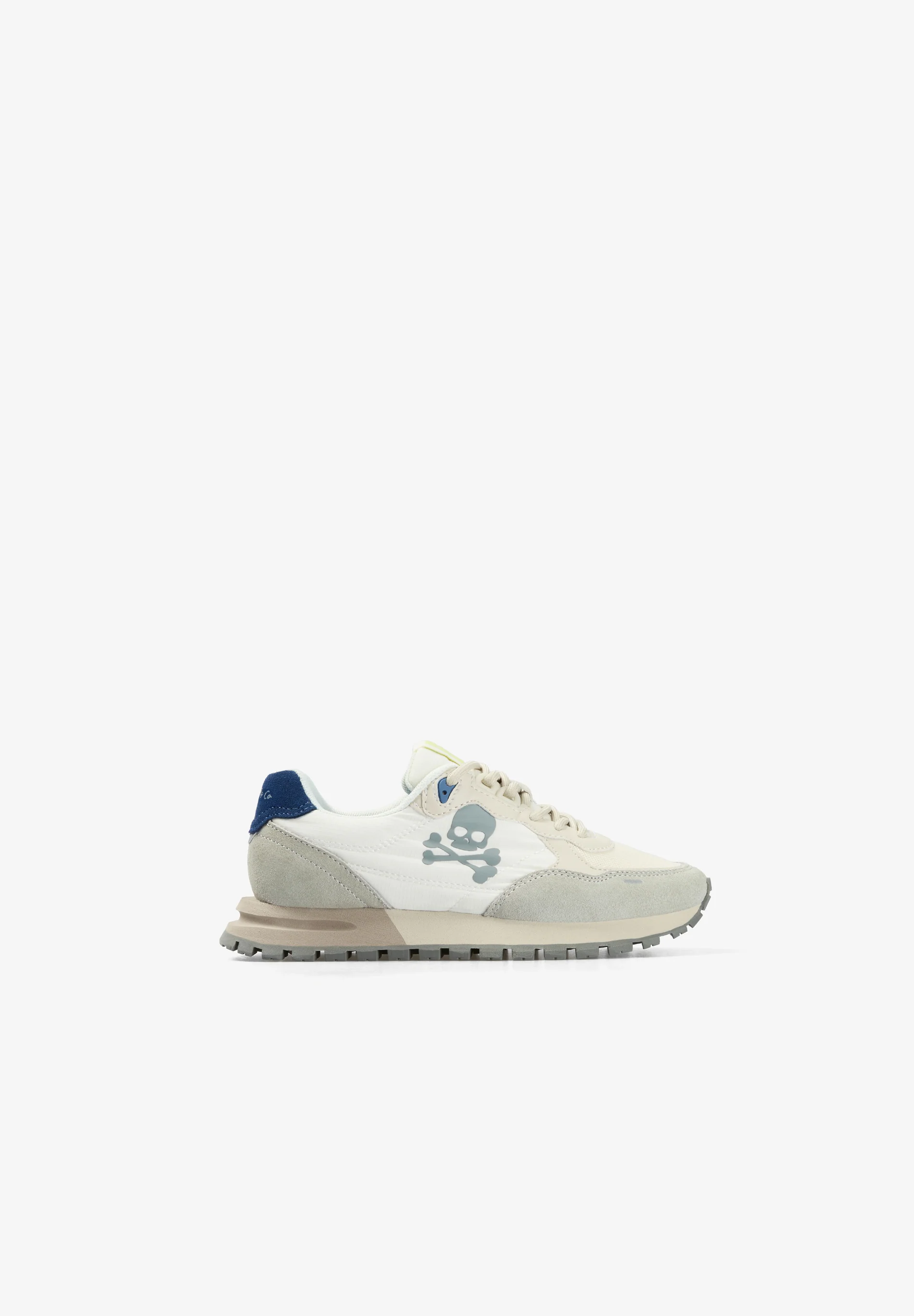 ZAPATILLAS CALAVERA CONTRASTE AZUL