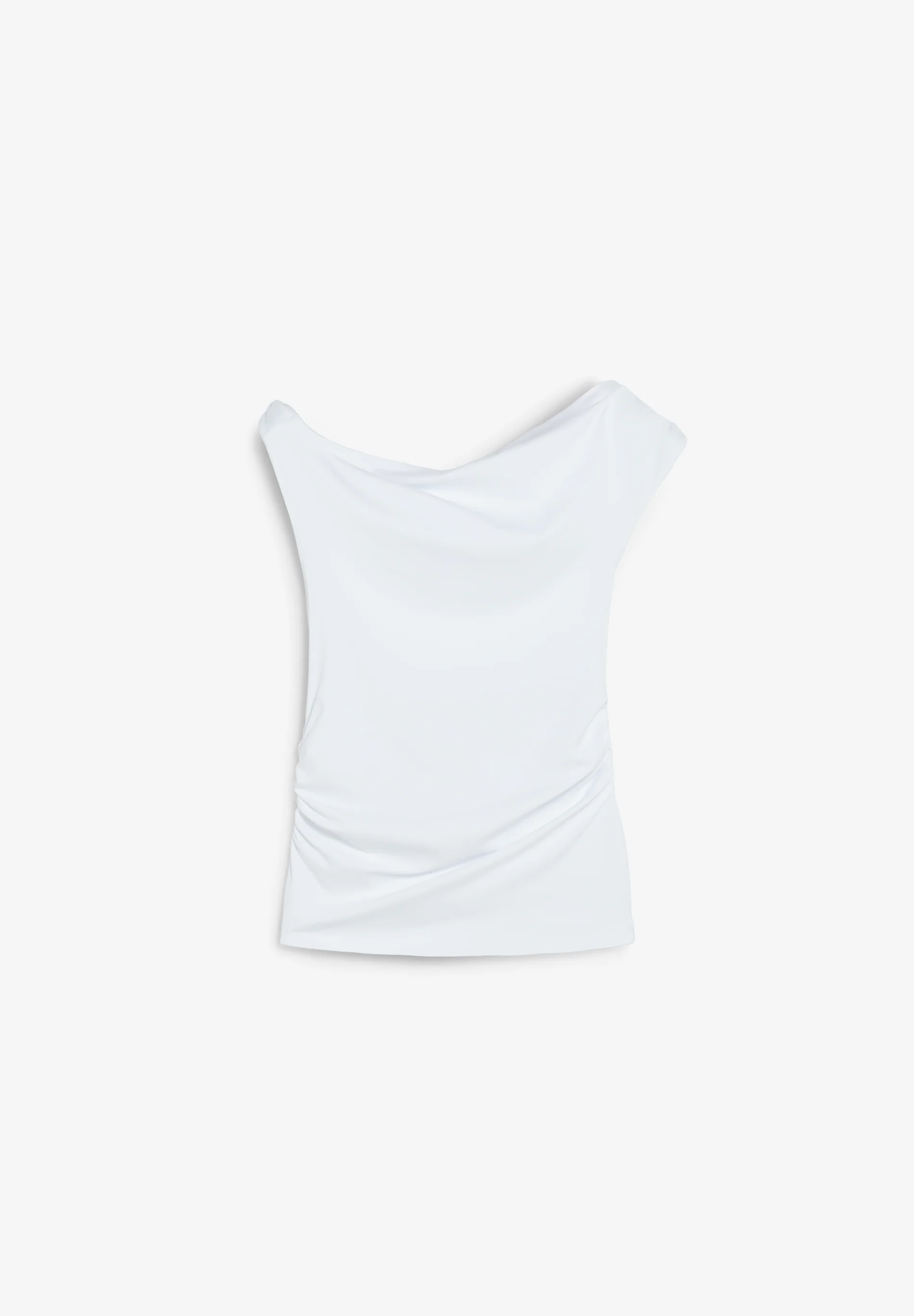 CAMISETA DRAPEADA ASIMÉTRICA - Image 6