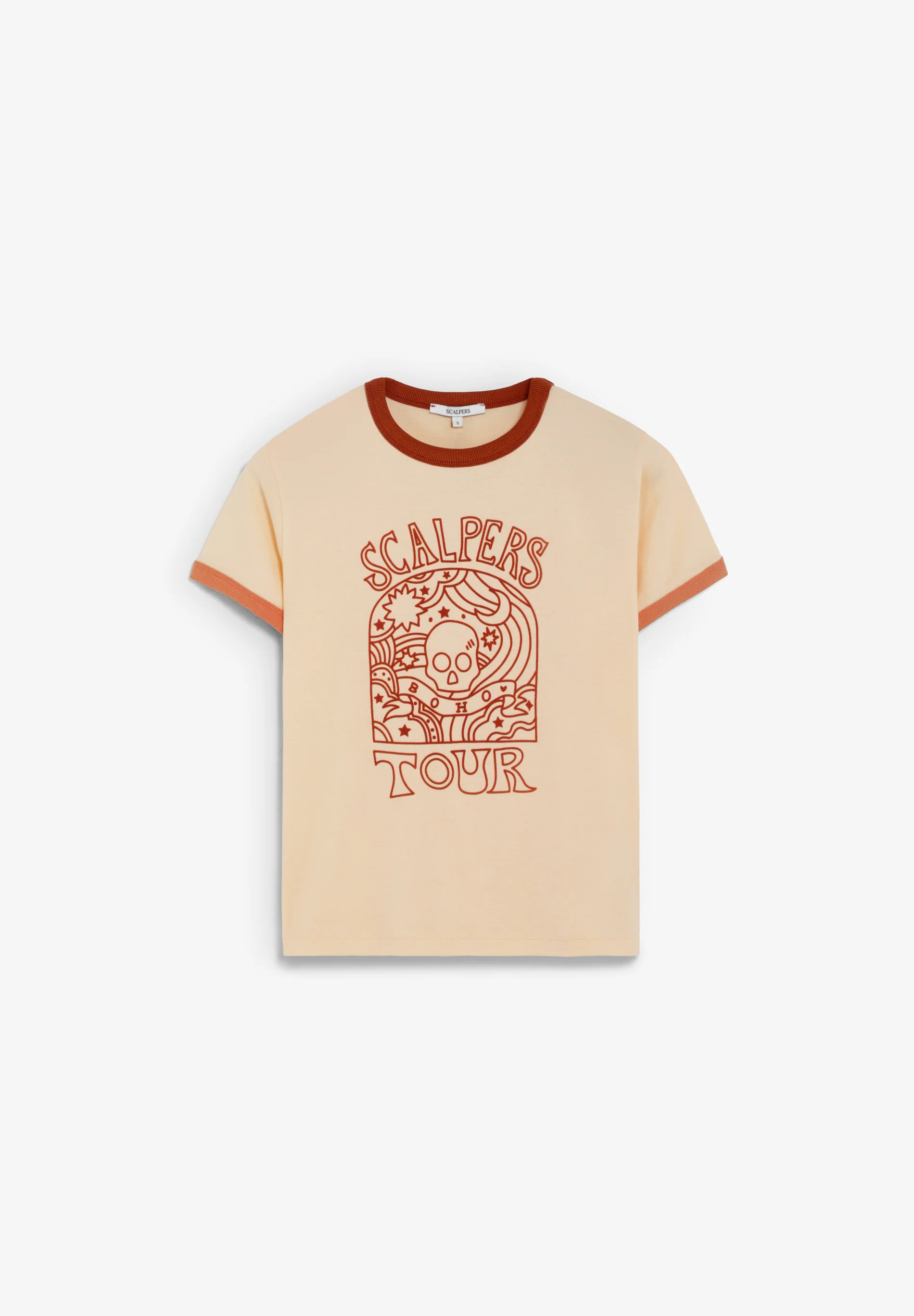 CAMISETA CUELLO CONTRASTE