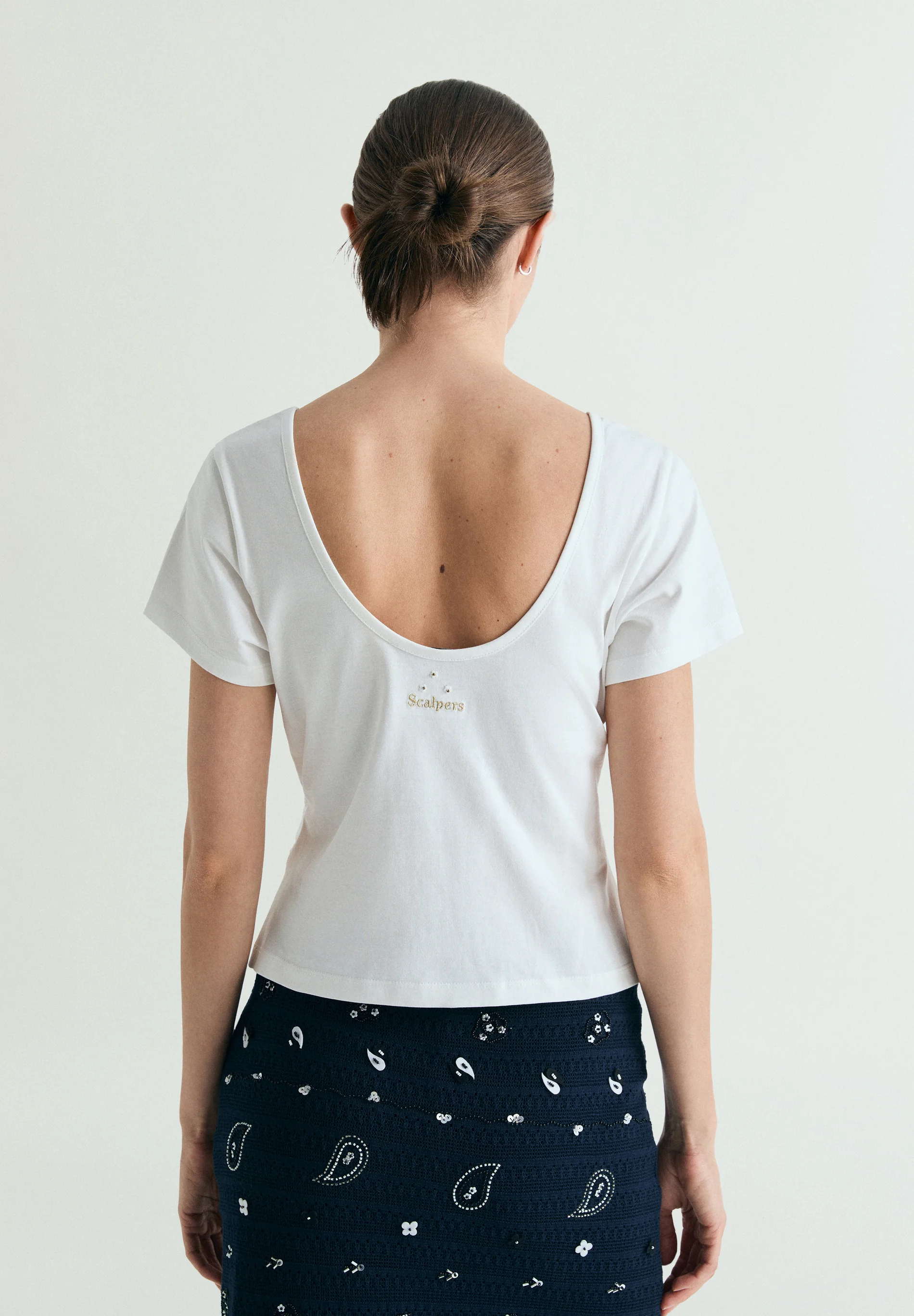 CAMISETA ESCOTE REDONDO ABALORIOS - Image 3