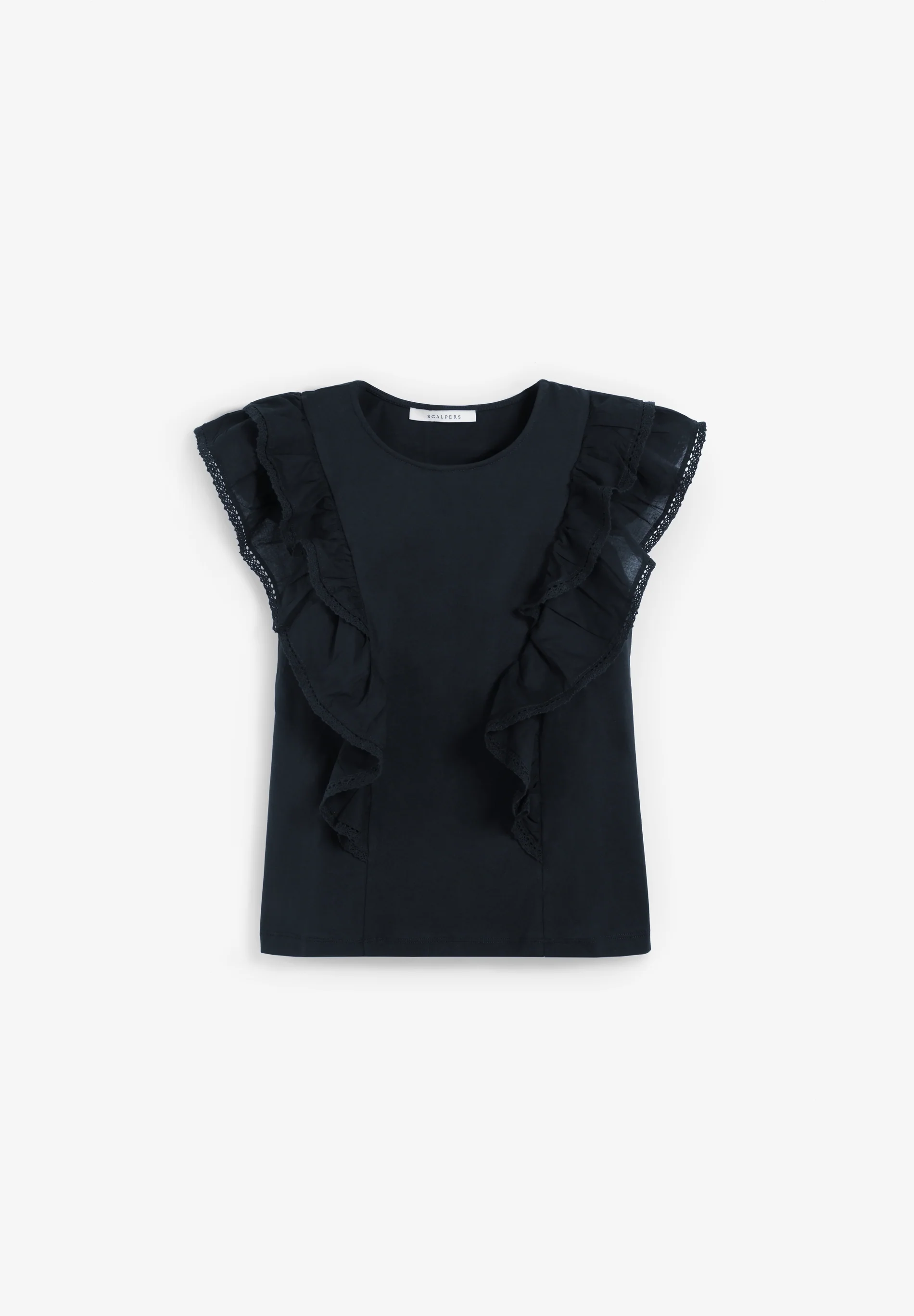 CAMISETA ALGODÓN VOLANTES