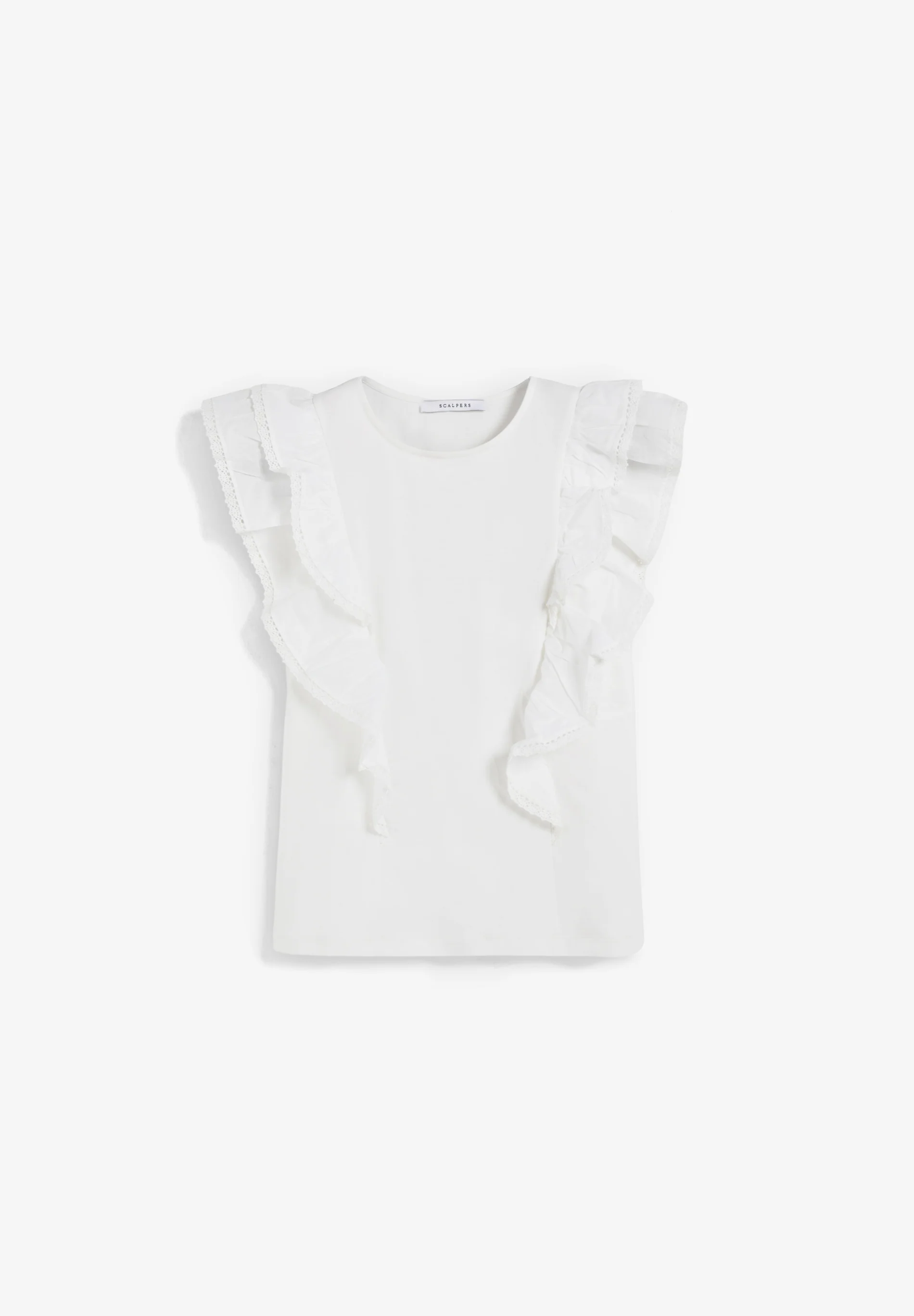 CAMISETA ALGODÓN VOLANTES