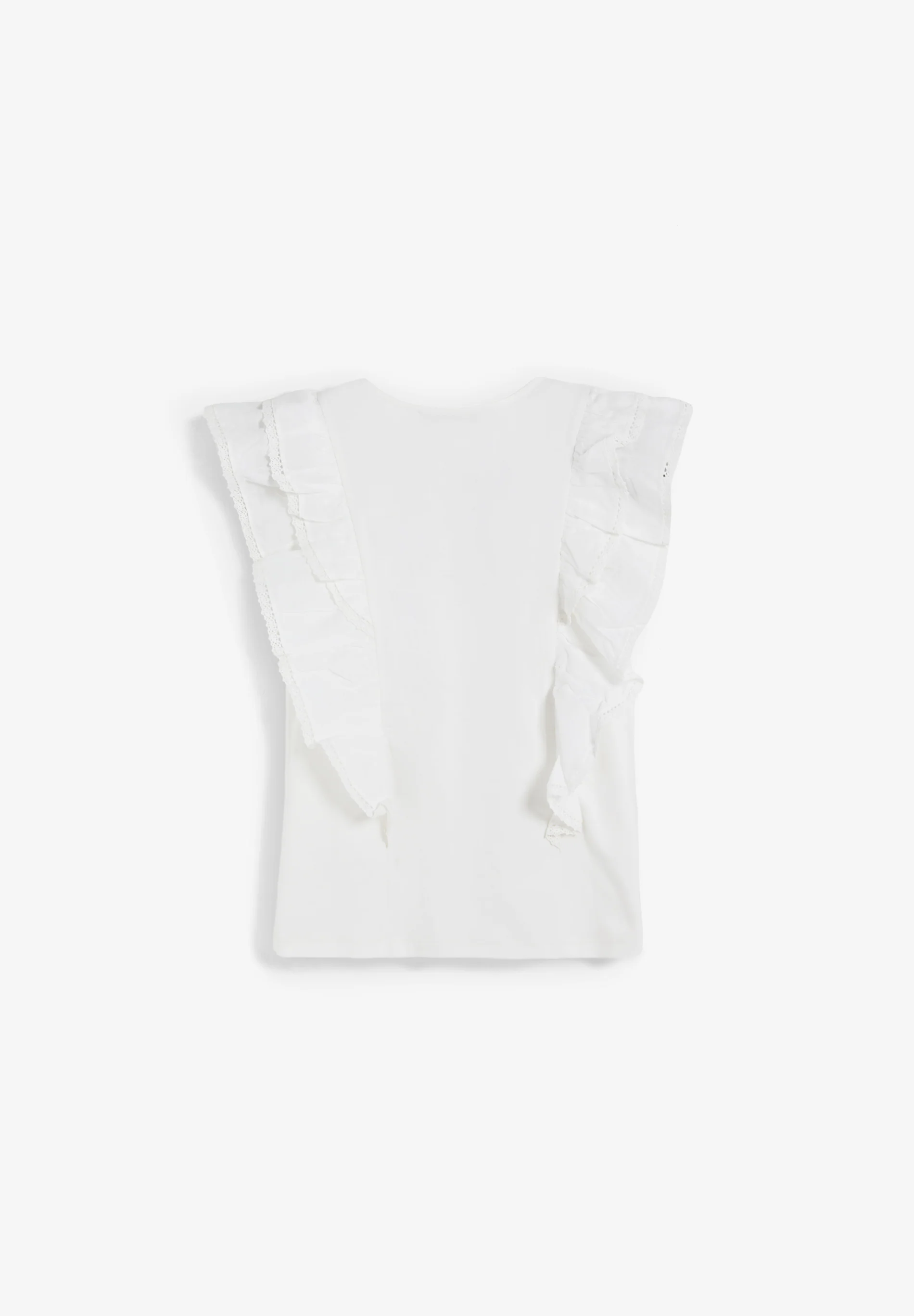 CAMISETA ALGODÓN VOLANTES - Image 2