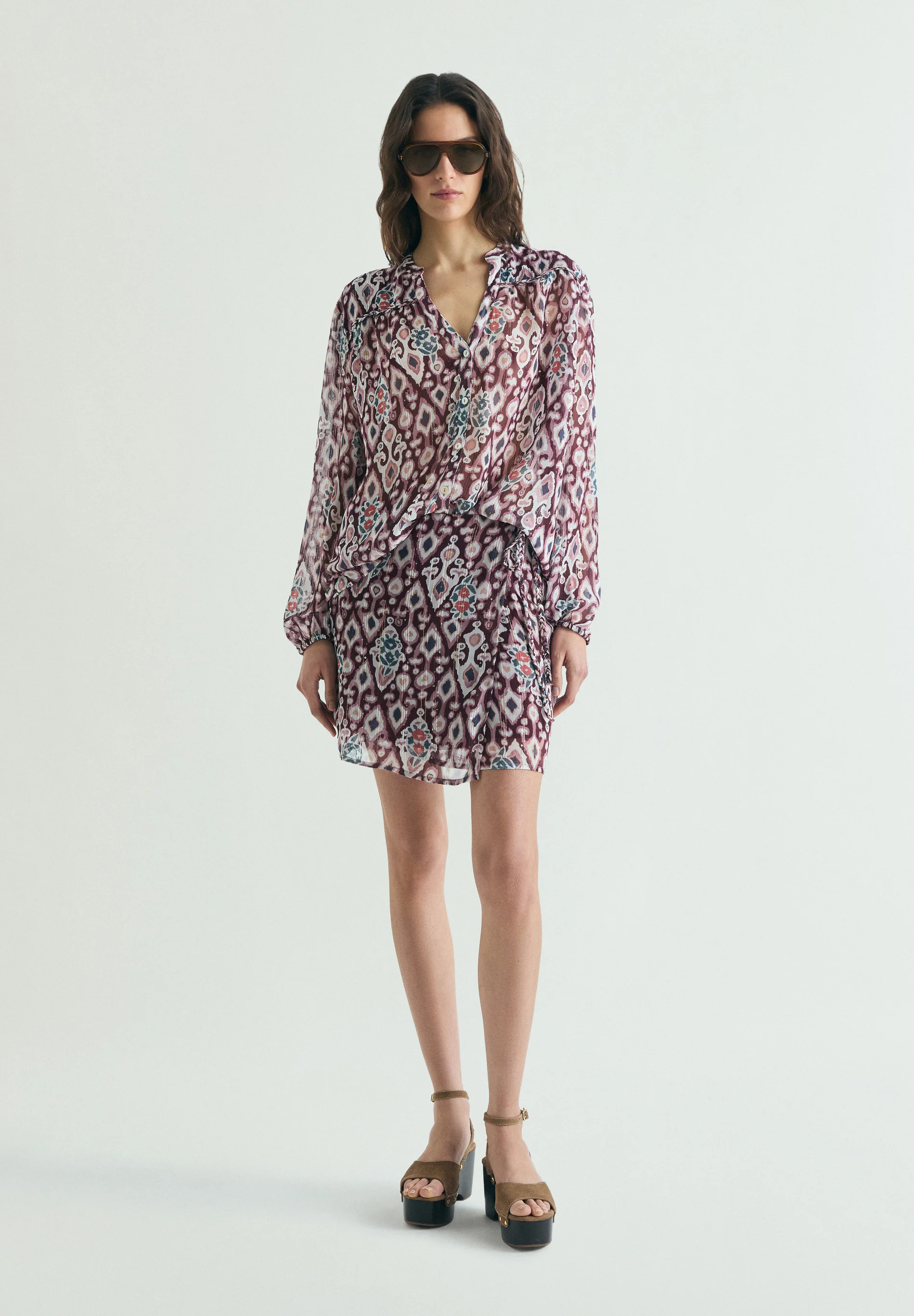 FALDA MINI ESTAMPADA